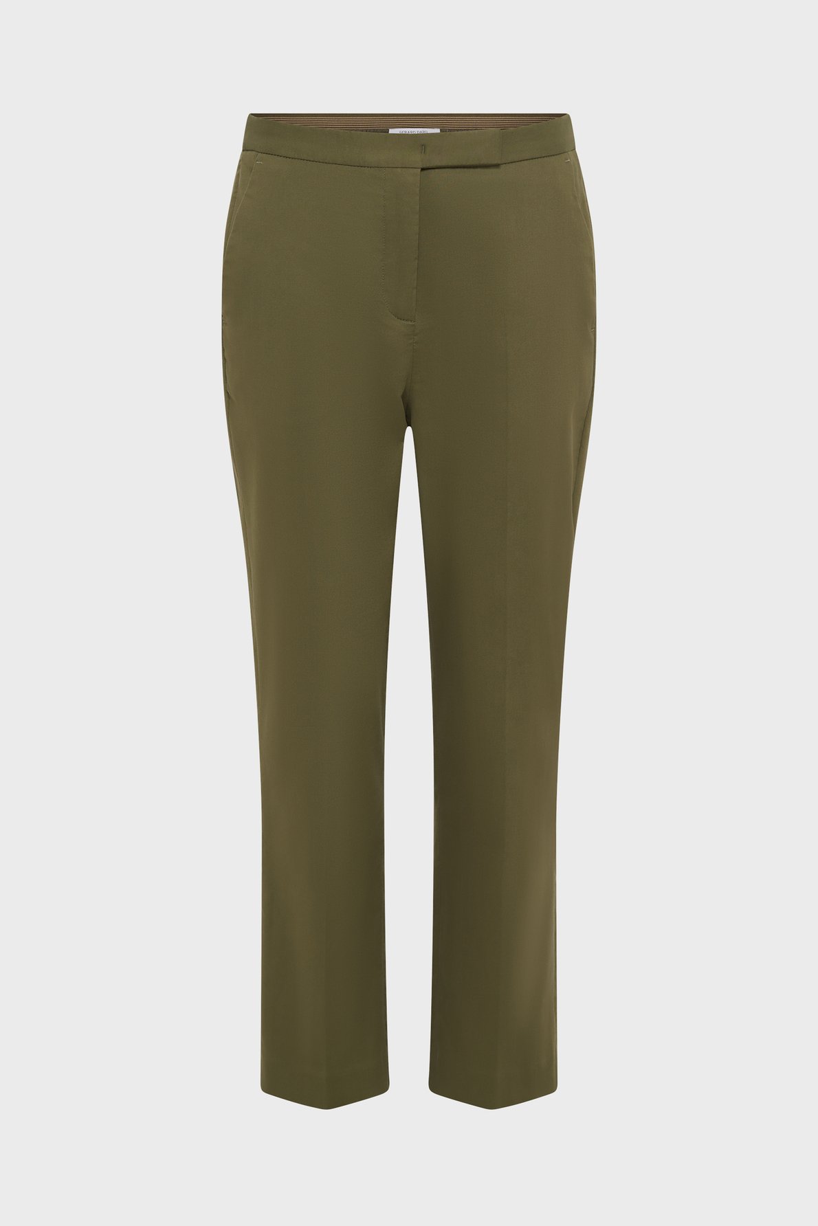 Pantalon en coton au dos élastiqué - auria GERARD DAREL Vert
