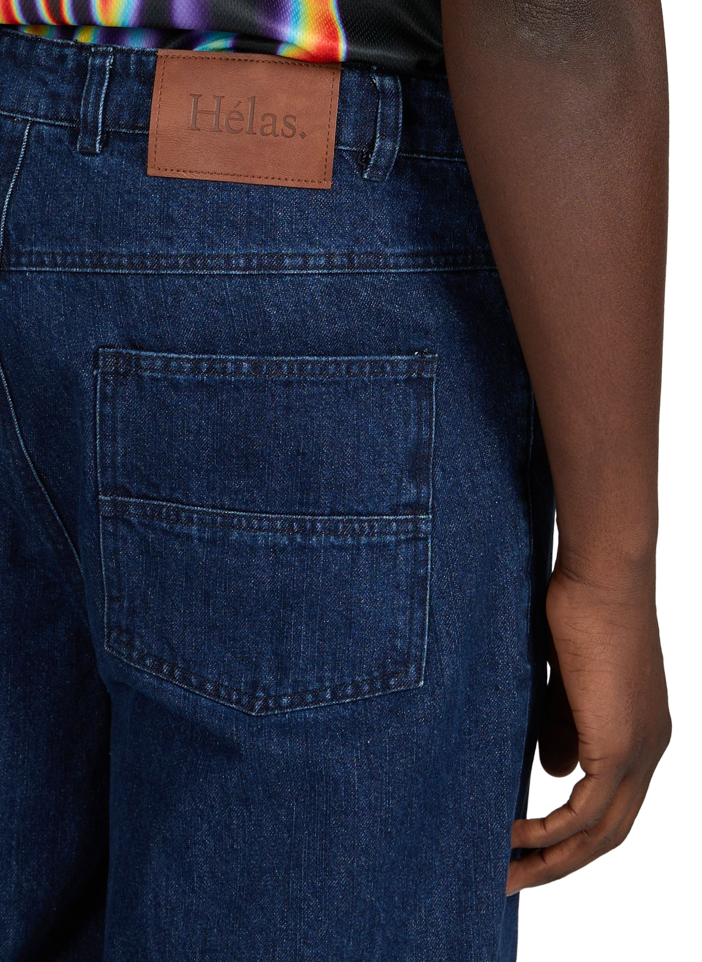 Wide cotton jeans HELAS CAPS Blue