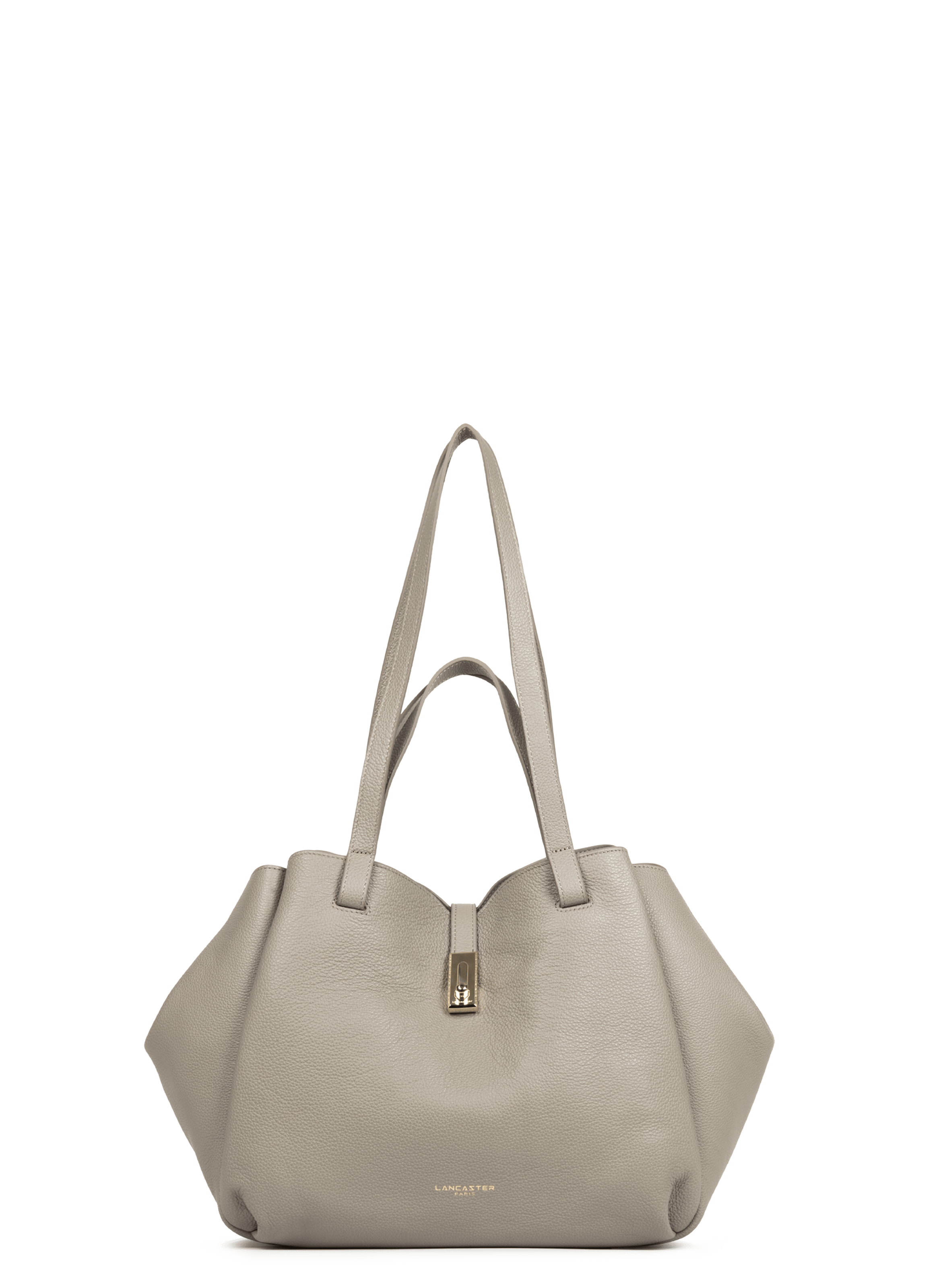 Grand sac cabas épaule - milano horizon LANCASTER Gris