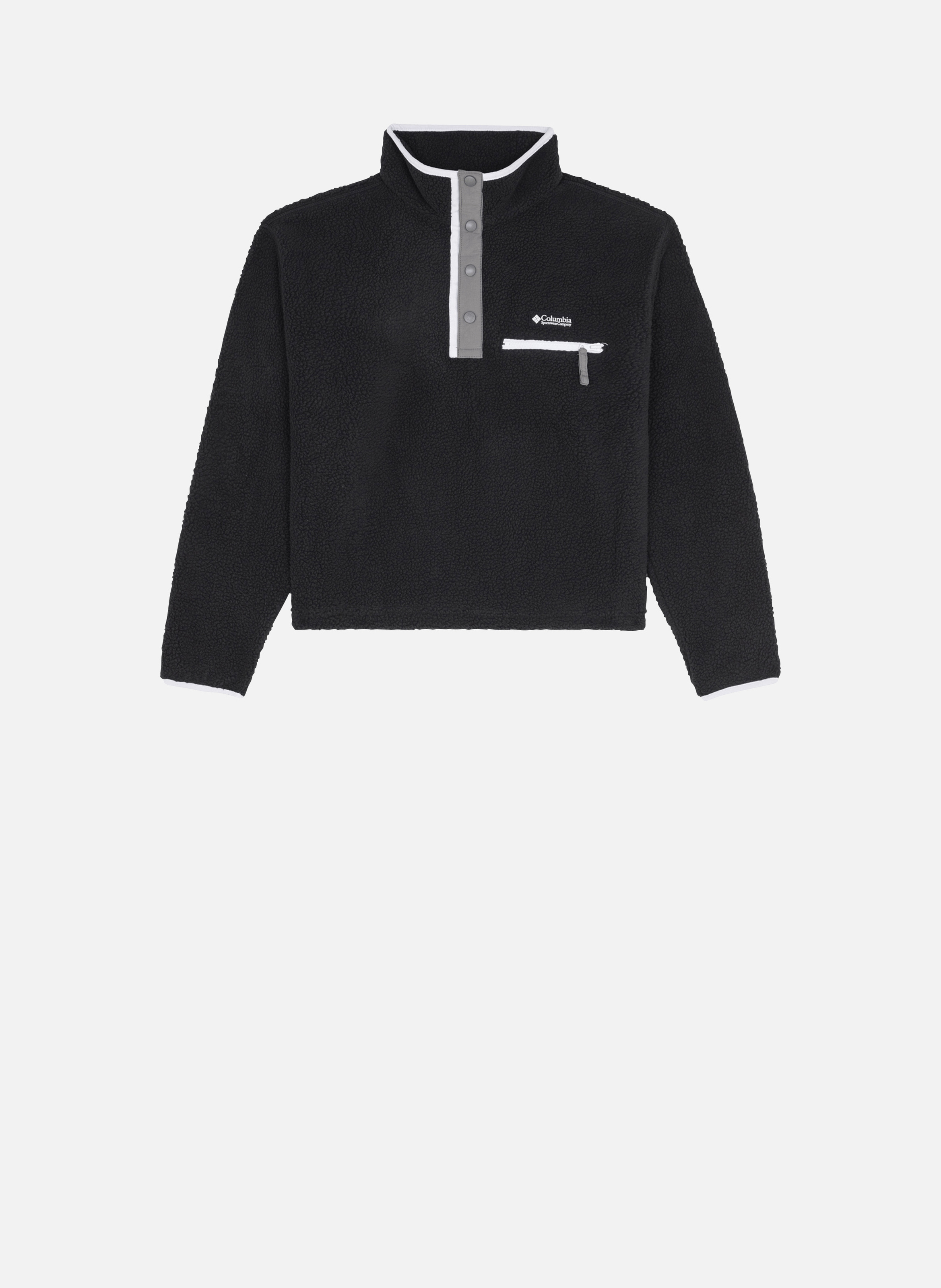 Polaire helvetia ii cropped half COLUMBIA Noir