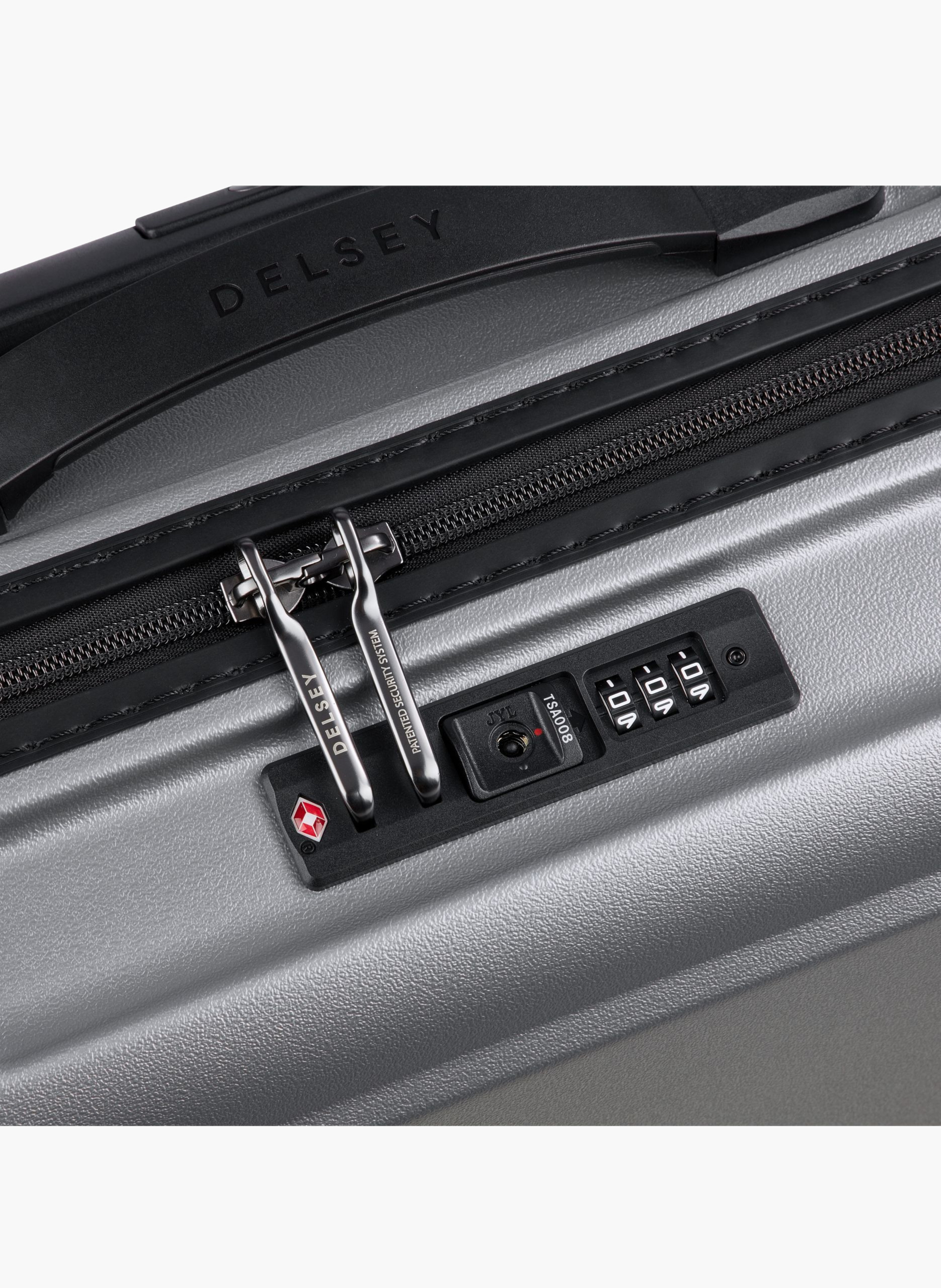 Valise cabine rigide taille s - turenne 2.0 DELSEY PARIS Argent