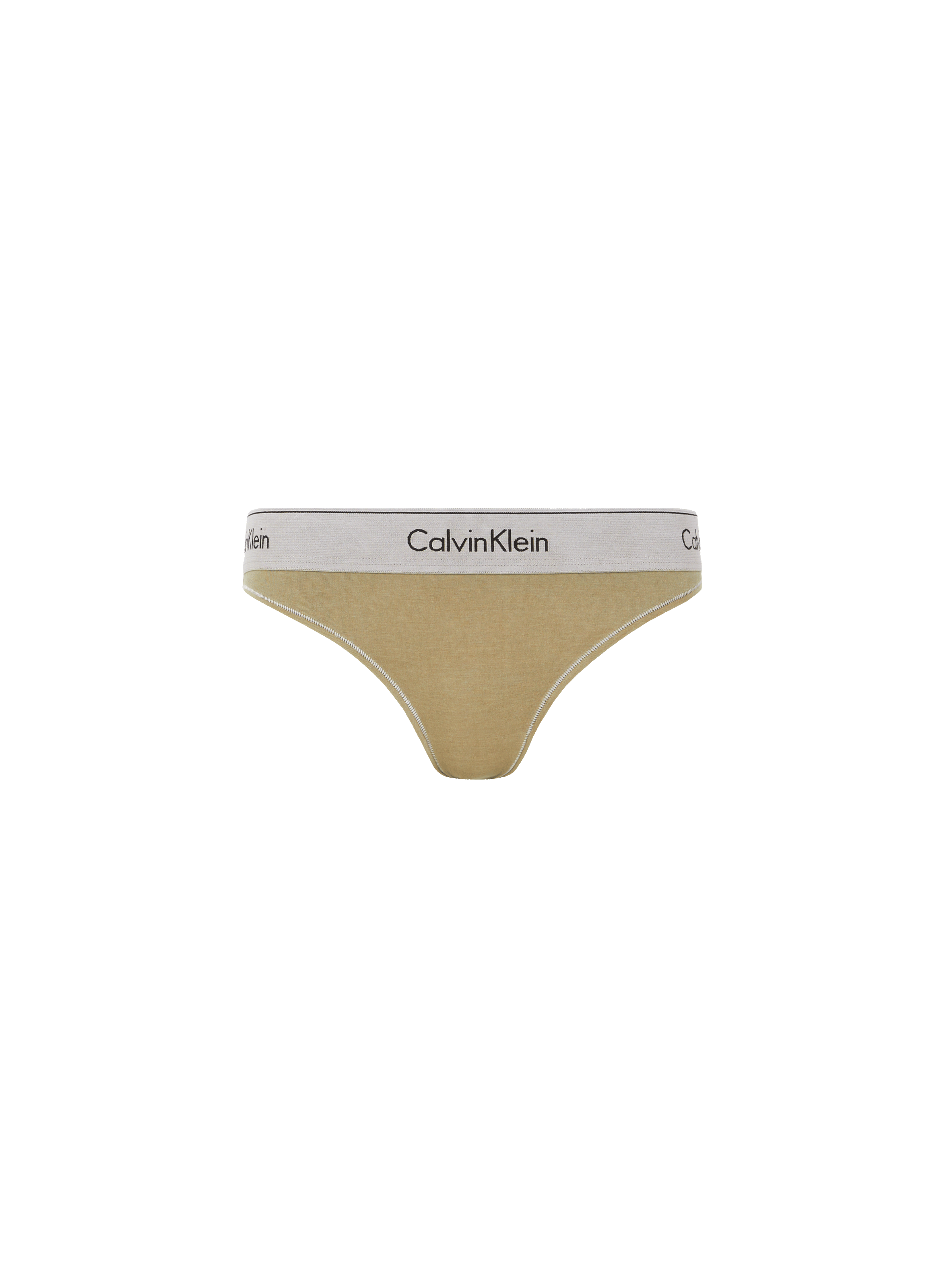 CALVIN KLEIN Cotton briefs Green