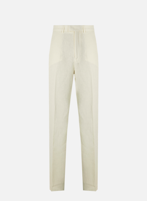Pantalon Perfect en lin BlancAGNÈS B 