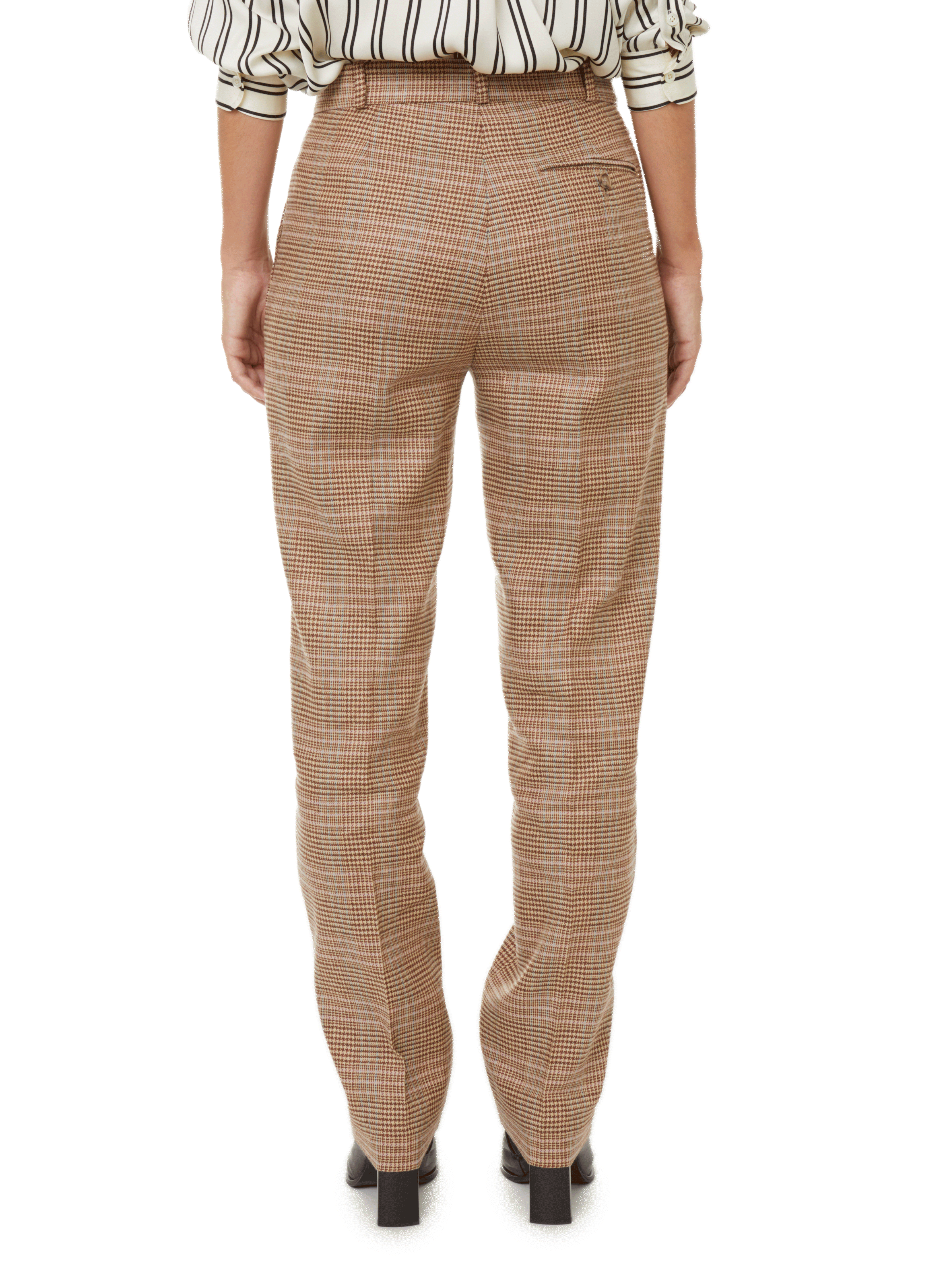 Broek van linnen en wol POLO RALPH LAUREN Bruin