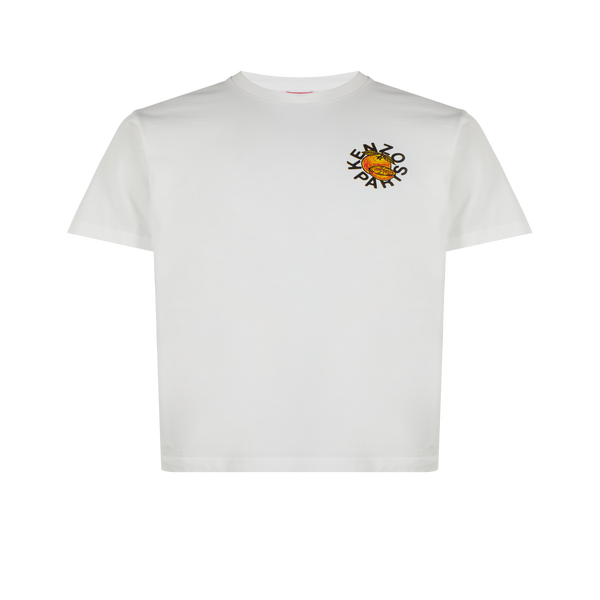 Kenzo Givenchy Paris 3 Avenue George V T-shirt In Cotton In White