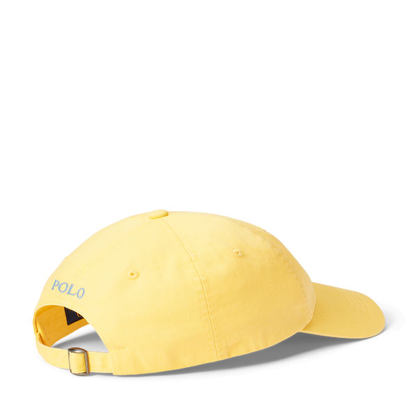 Shop Polo Ralph Lauren Cotton Baseball Cap In Yellow
