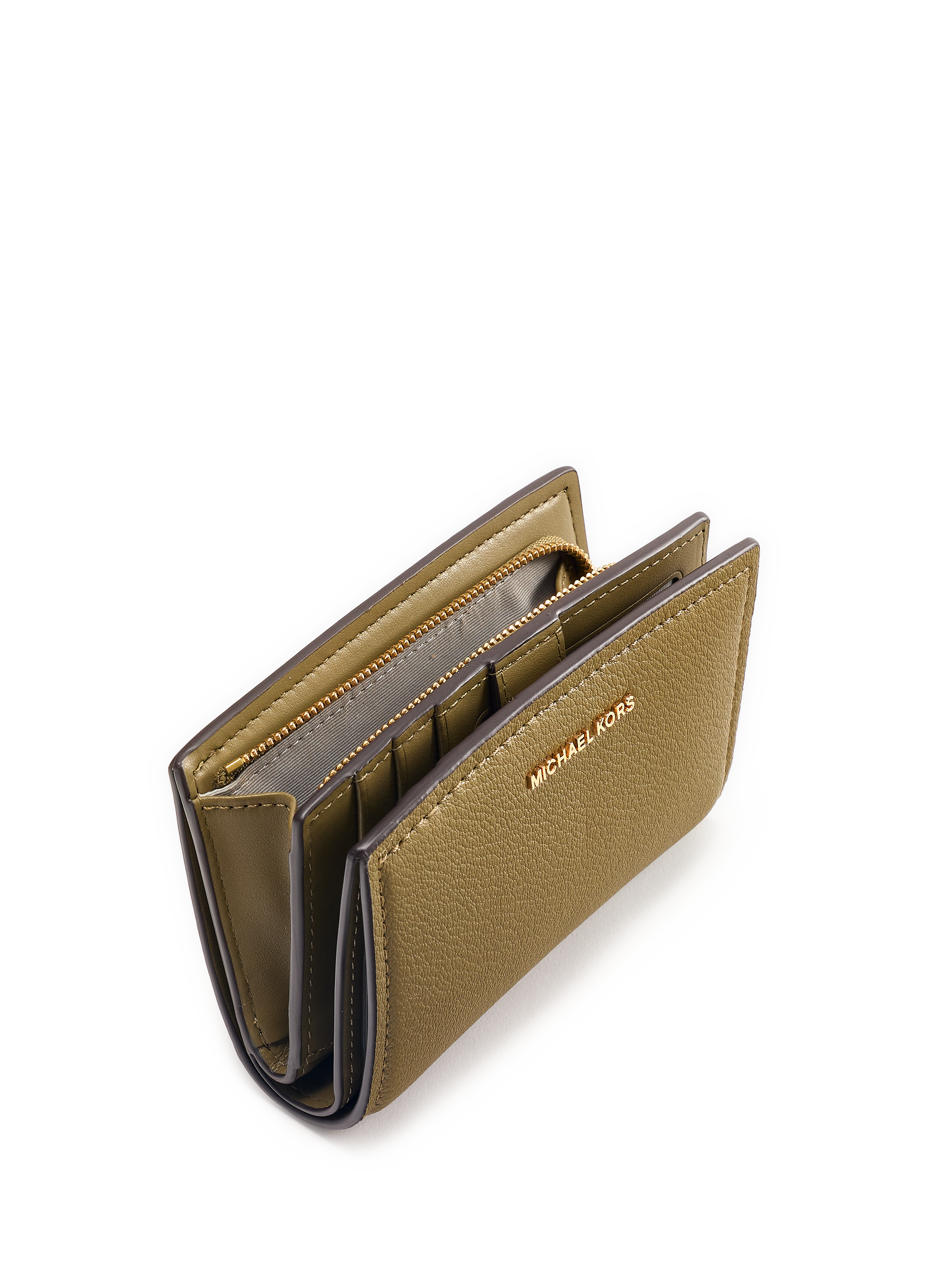  Leather wallet MICHAEL KORS Khaki