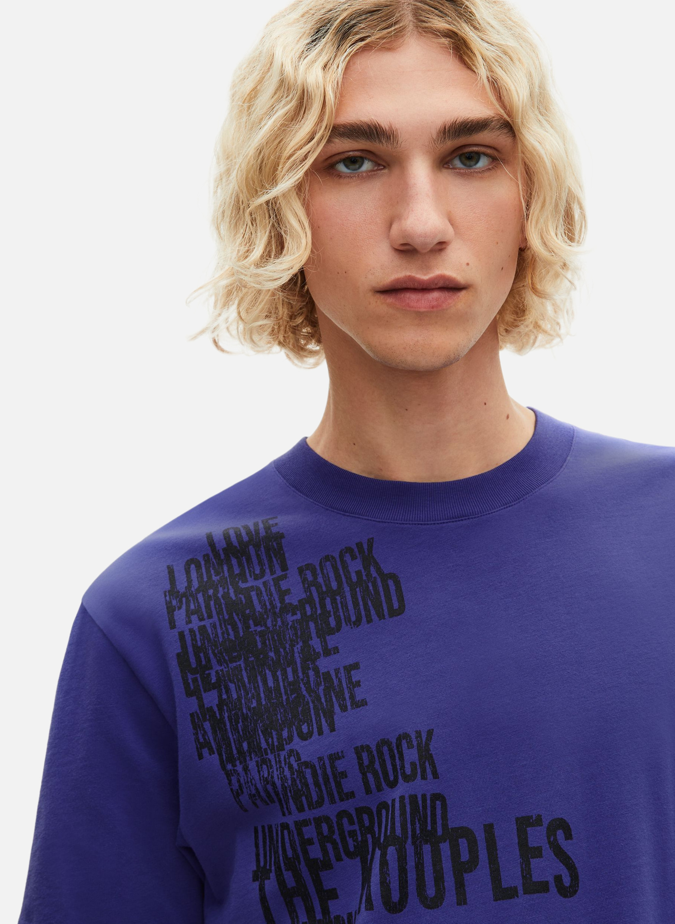 T-shirt avec sérigraphie THE KOOPLES Violet