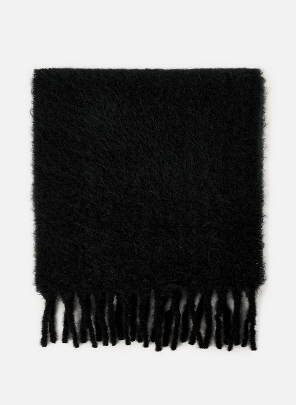 Alpaca blend scarf Black by SAISON 1865 SAISON 1865 Alpaca blend scarf Black
