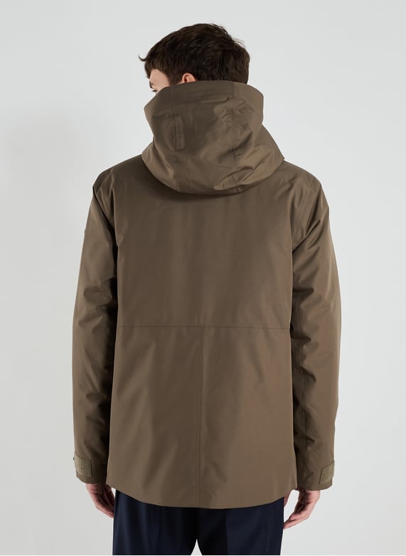 Waterproof and windproof Adam jacket | Brown by DIDRIKSONS Waterproof and windproof Adam jacket Brown