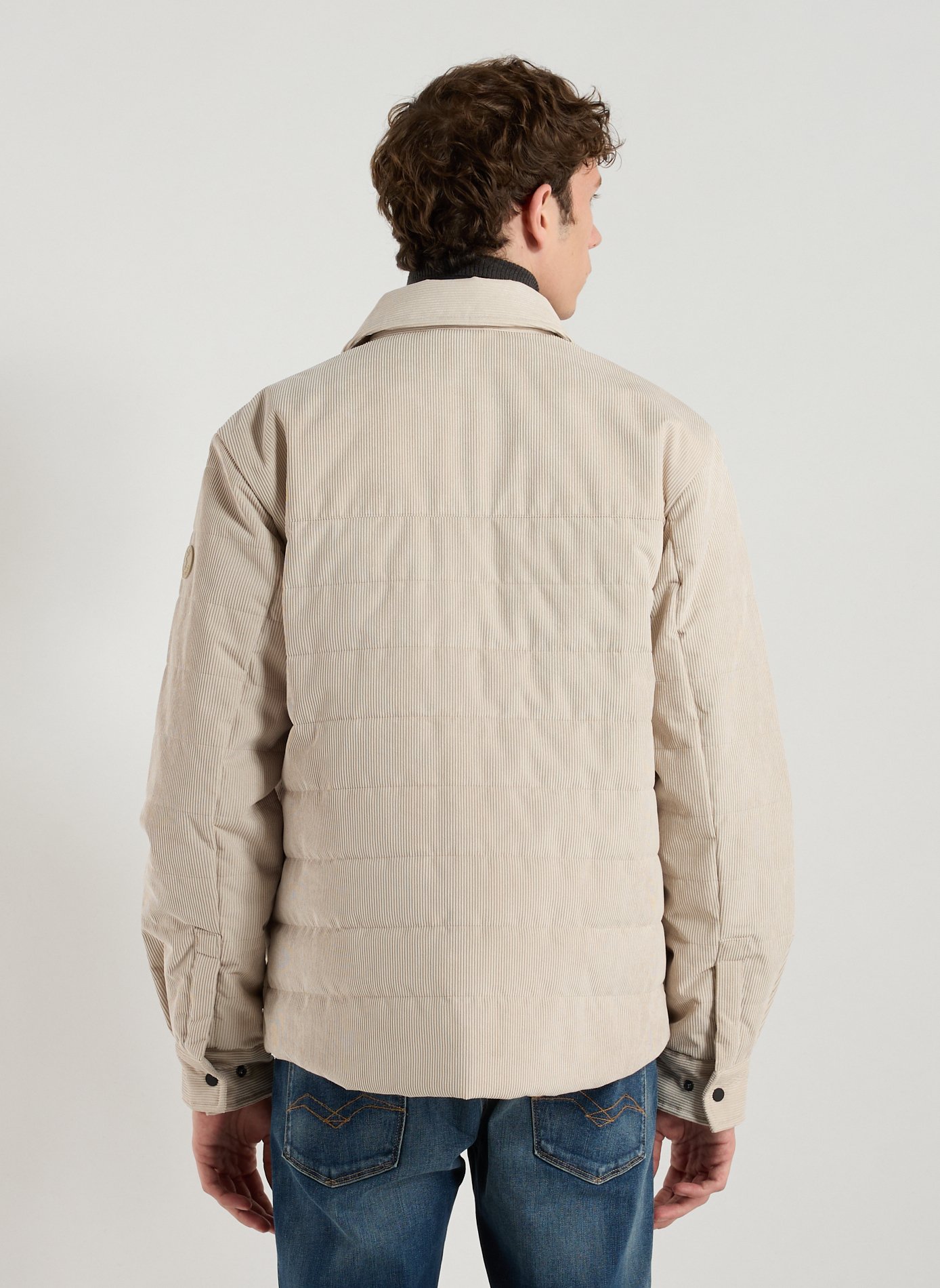 Veste droite col classique SAVE THE DUCK Beige
