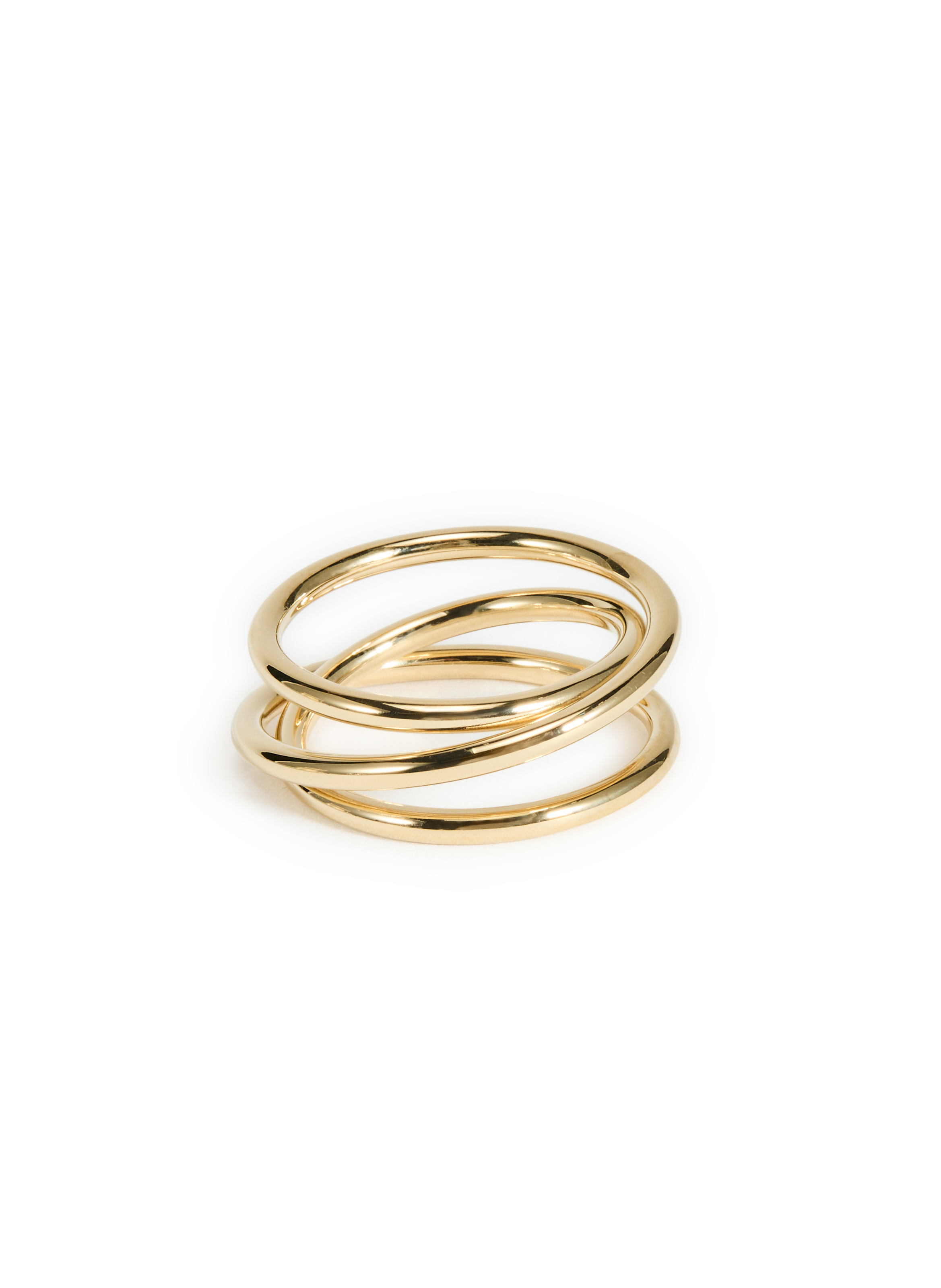 ALT PARIS Triple spiral ring gold 2.0 Golden