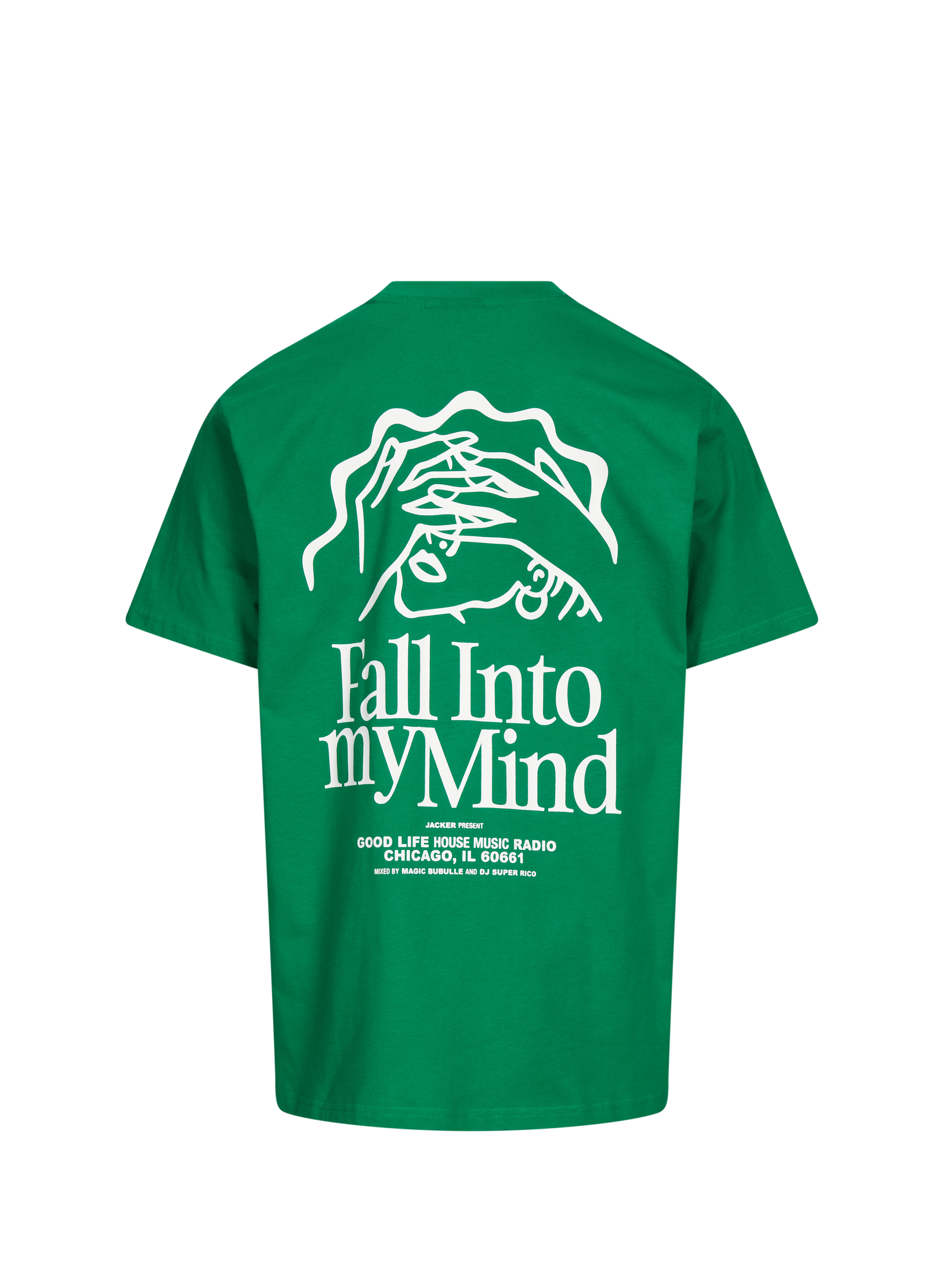 T-shirt en coton JACKER. Vert