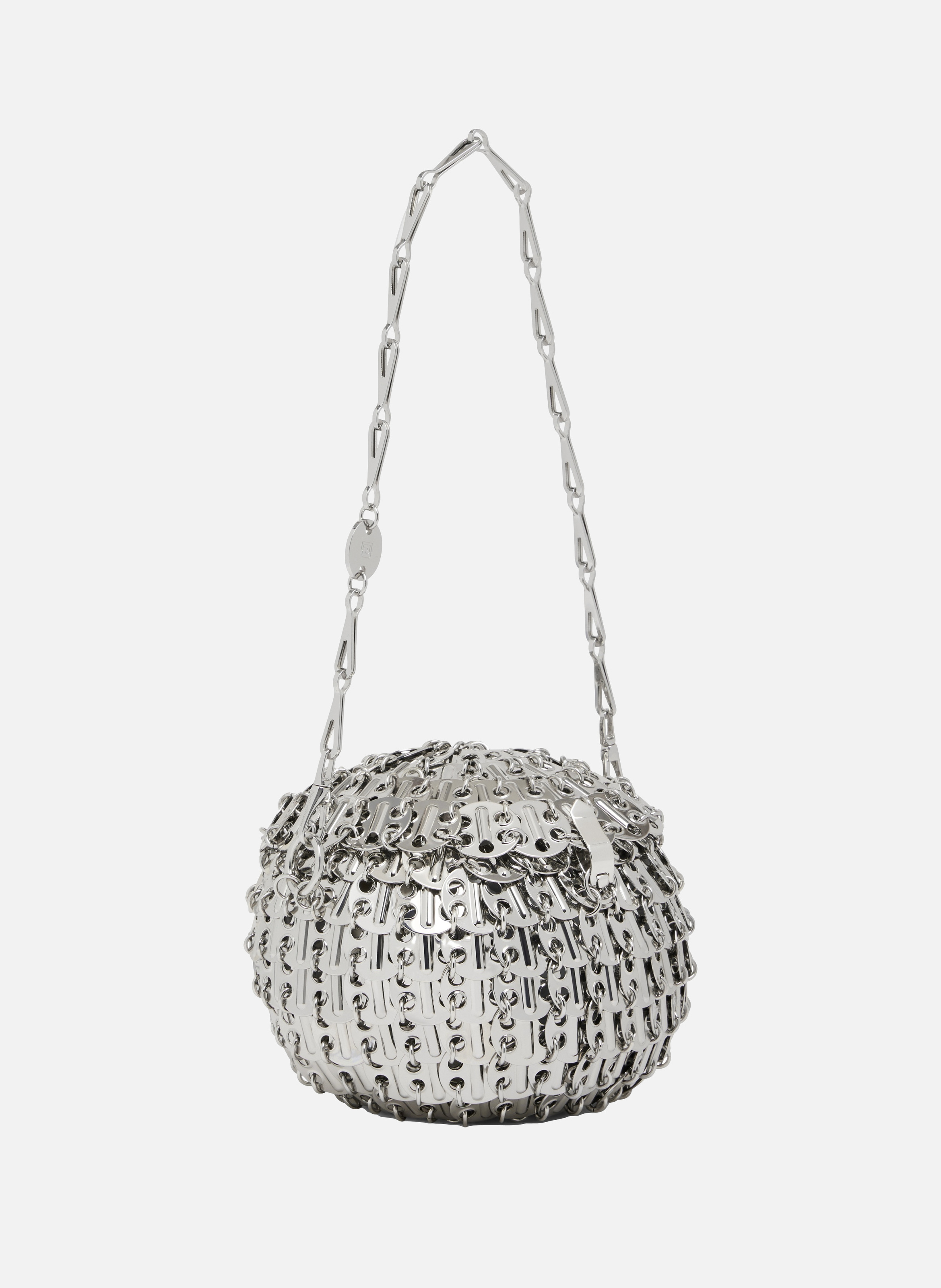 Sac sphère 1969 RABANNE Argent