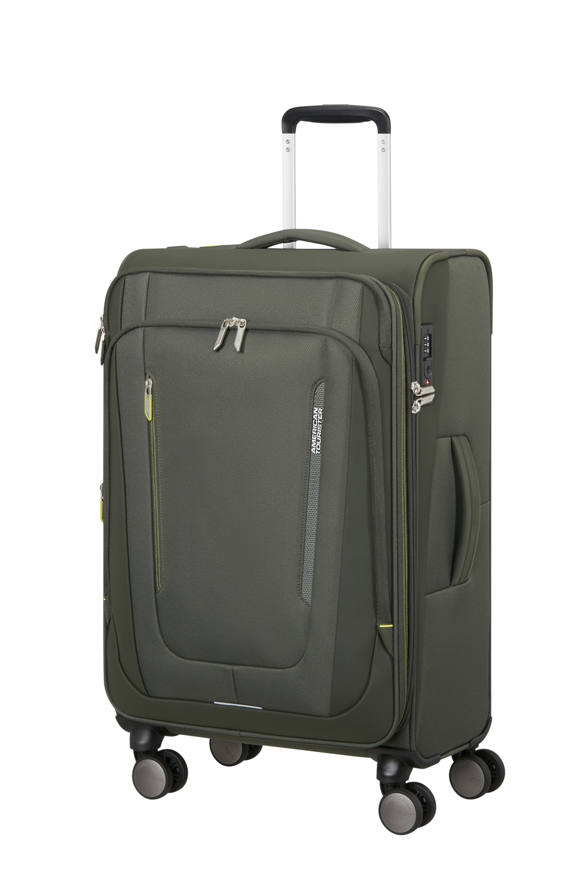 Wanderlite valise 4 roues taille m AMERICAN TOURISTER Kaki