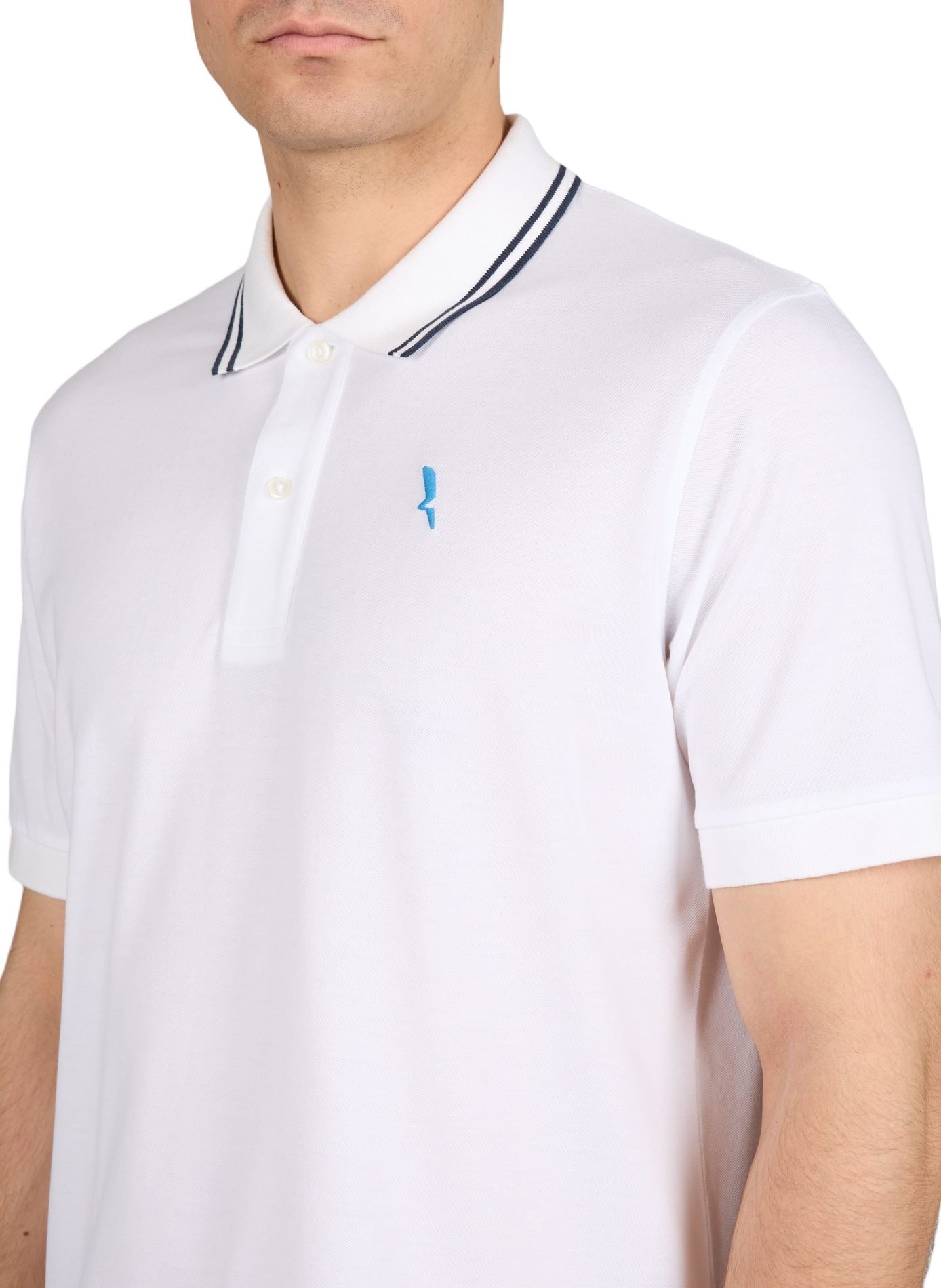 Polo à manches courtes en coton mélangé AIGLE Blanc