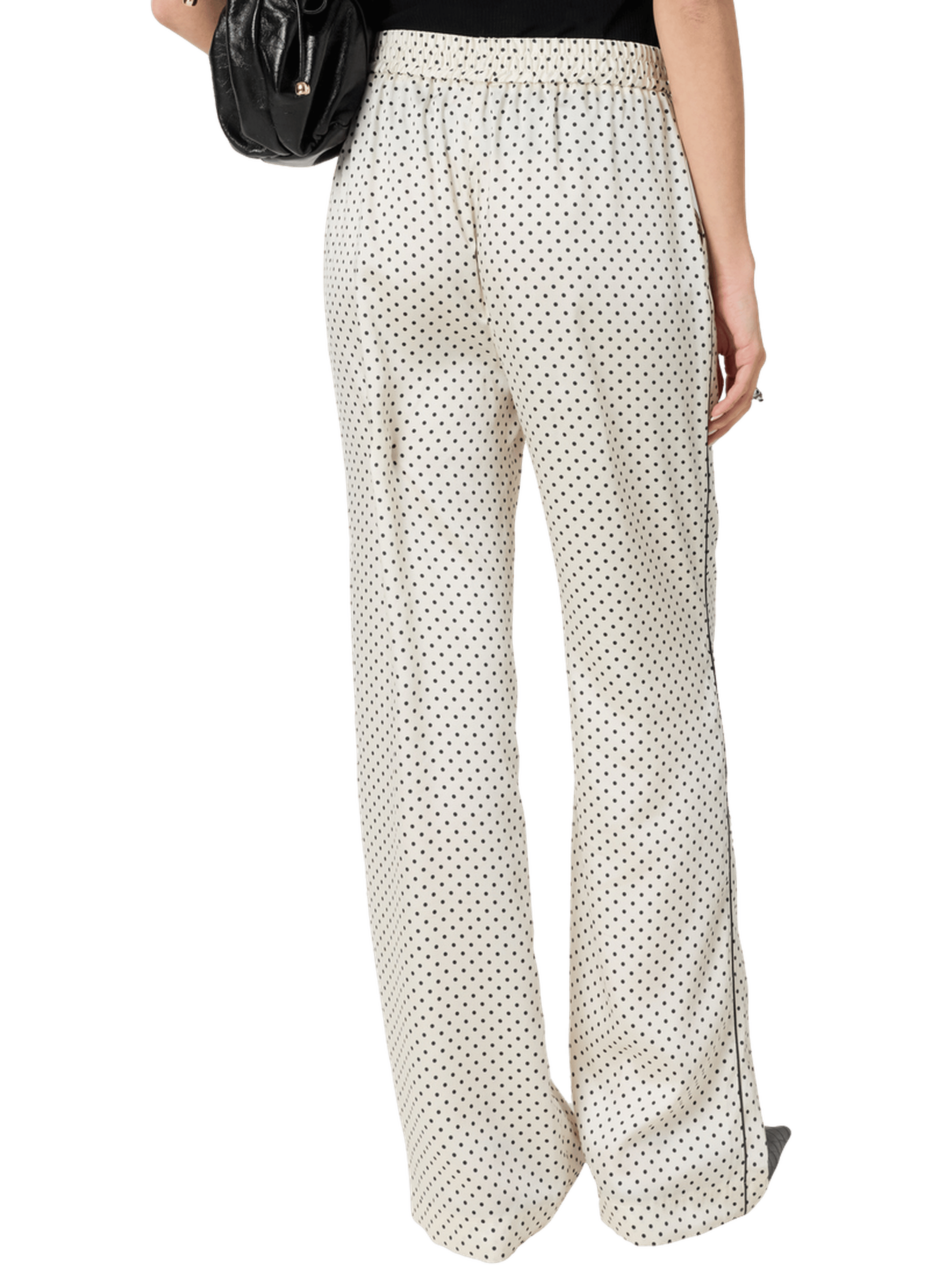 Pantalon satiné à pois - aelis GERARD DAREL Beige