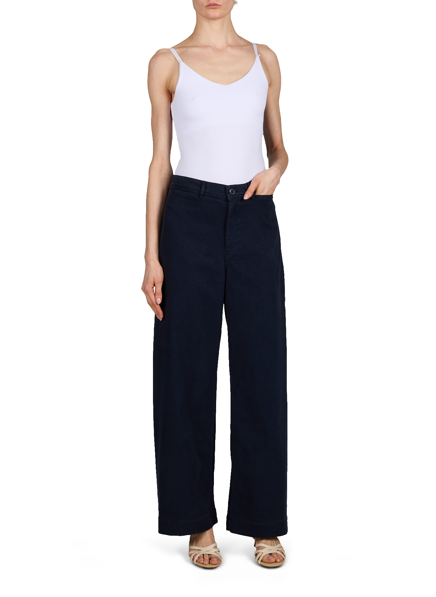Pantalon droit Lottie BELLEROSE Bleu