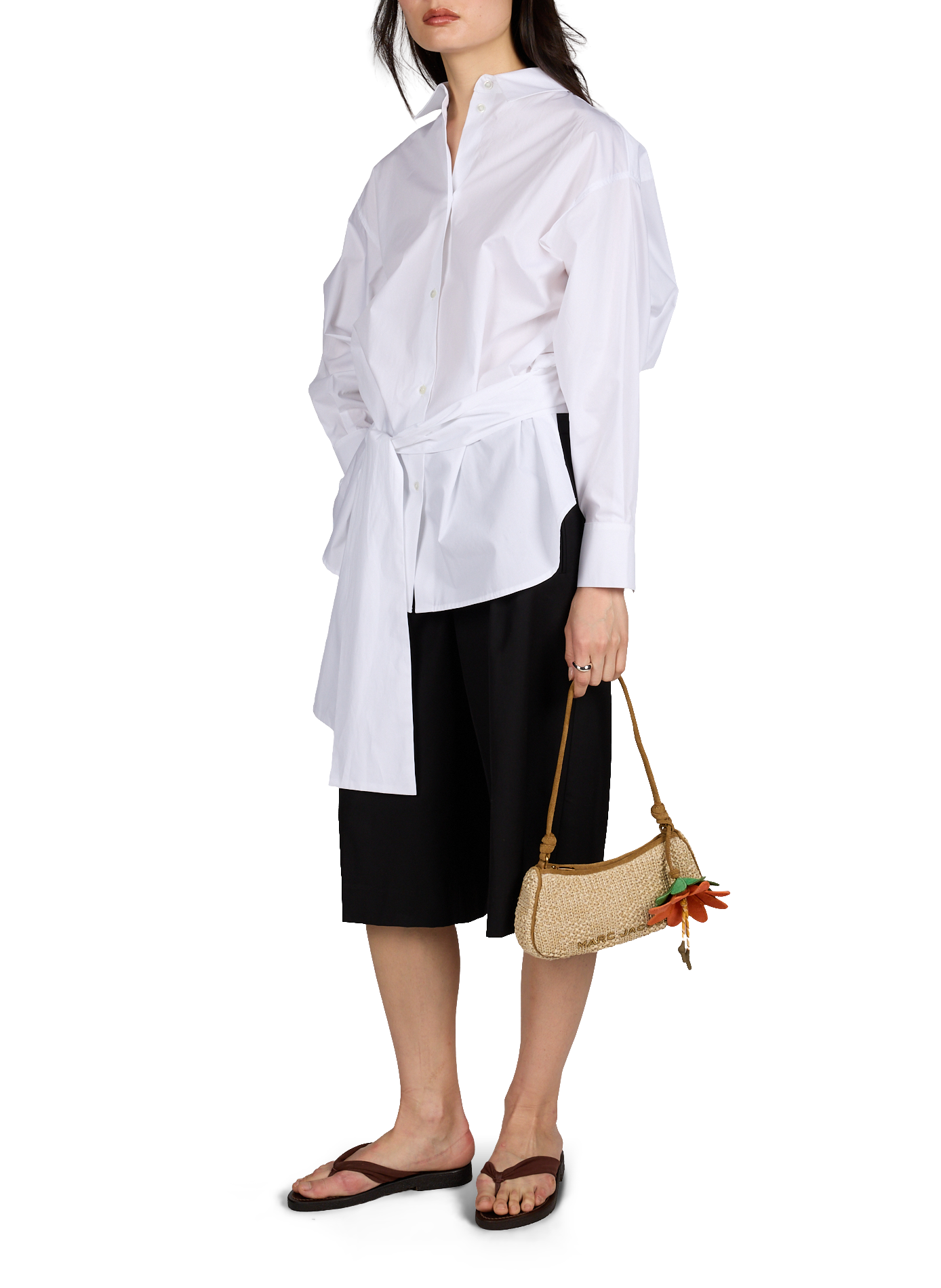 Summer Woven Charm Handbag MARC JACOBS Beige