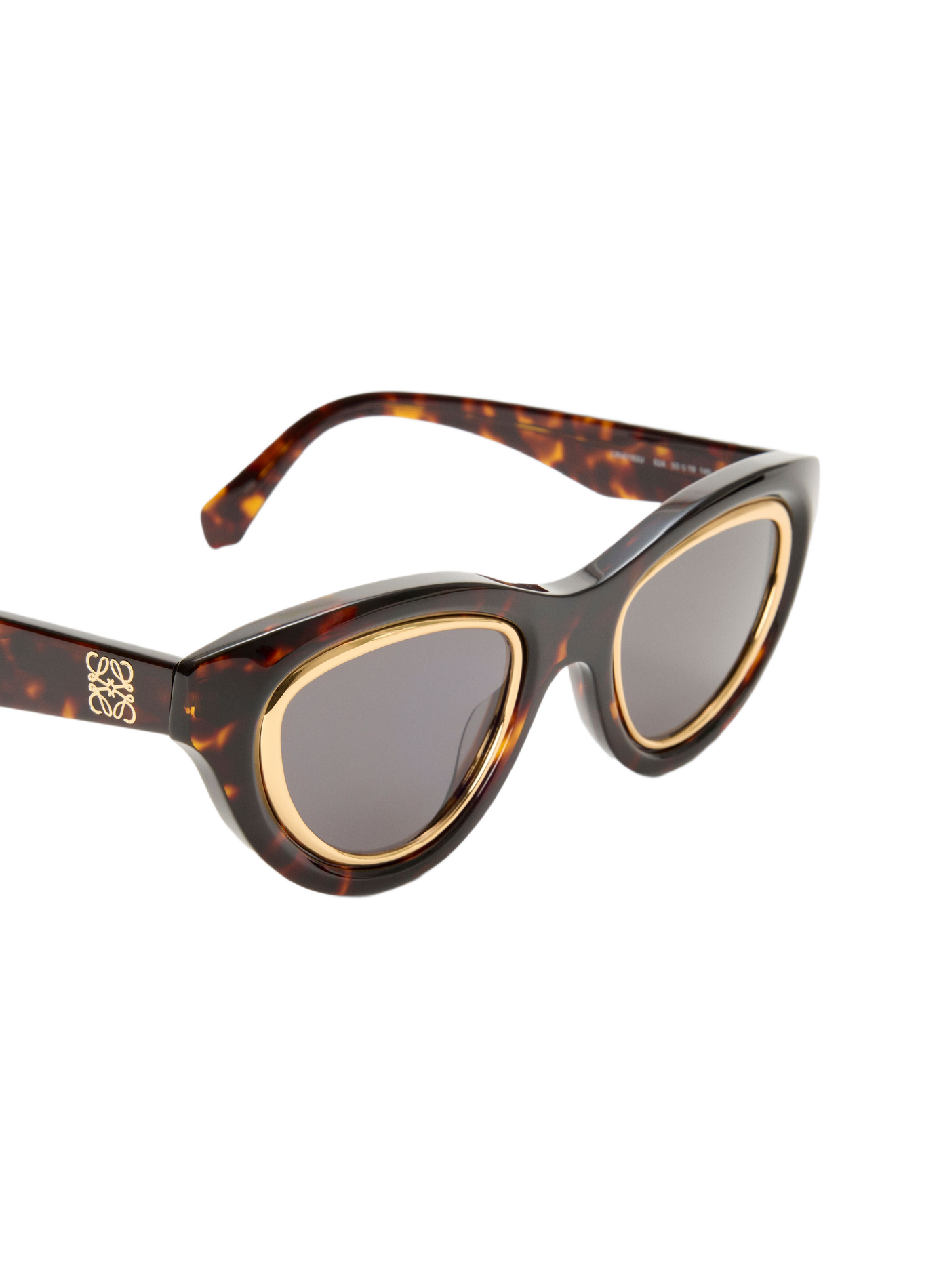 Lunettes de soleil Mini Anagram Cateye LOEWE Marron