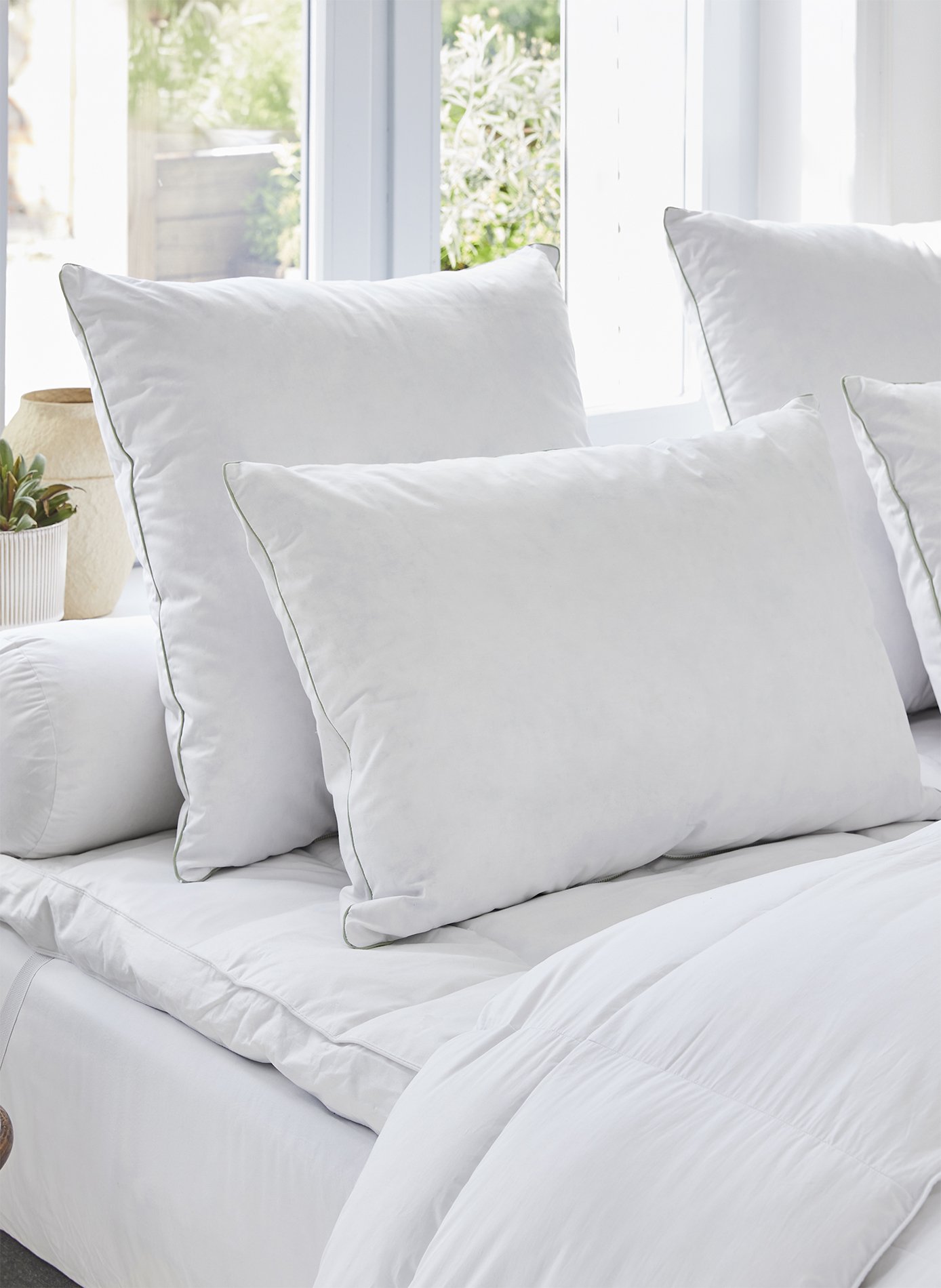 Oreiller moguilev  - 40% duvet canard blanc - medium DROUAULT Blanc