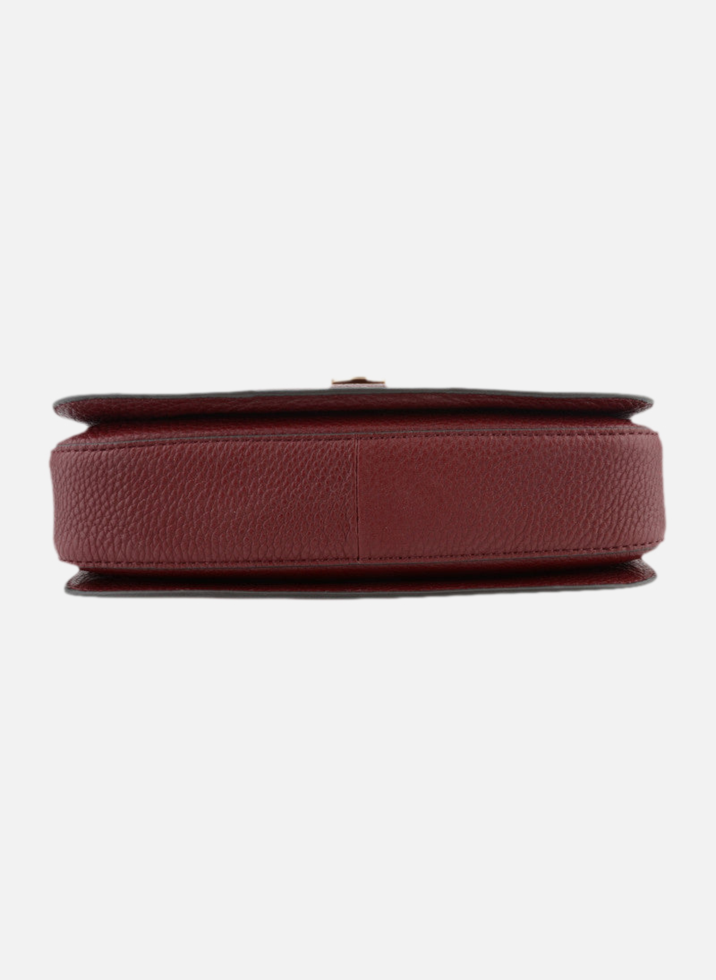 Auteuil | sac porté travers gm en cuir de vachette POURCHET Rouge