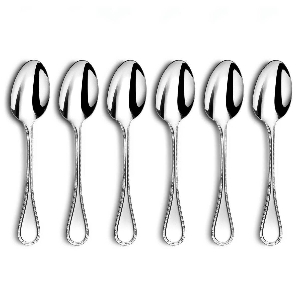 Le perle - set 6 cuillères de table COUZON Argent