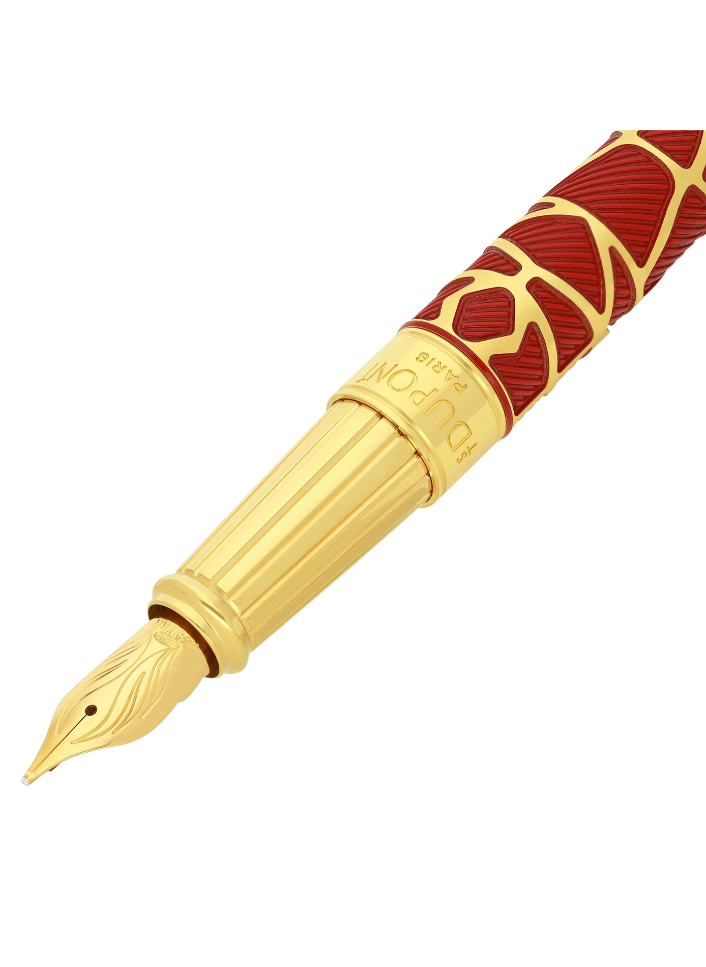 Großer Füllfederhalter Orlinski Line D Eternity S.T. DUPONT Rot