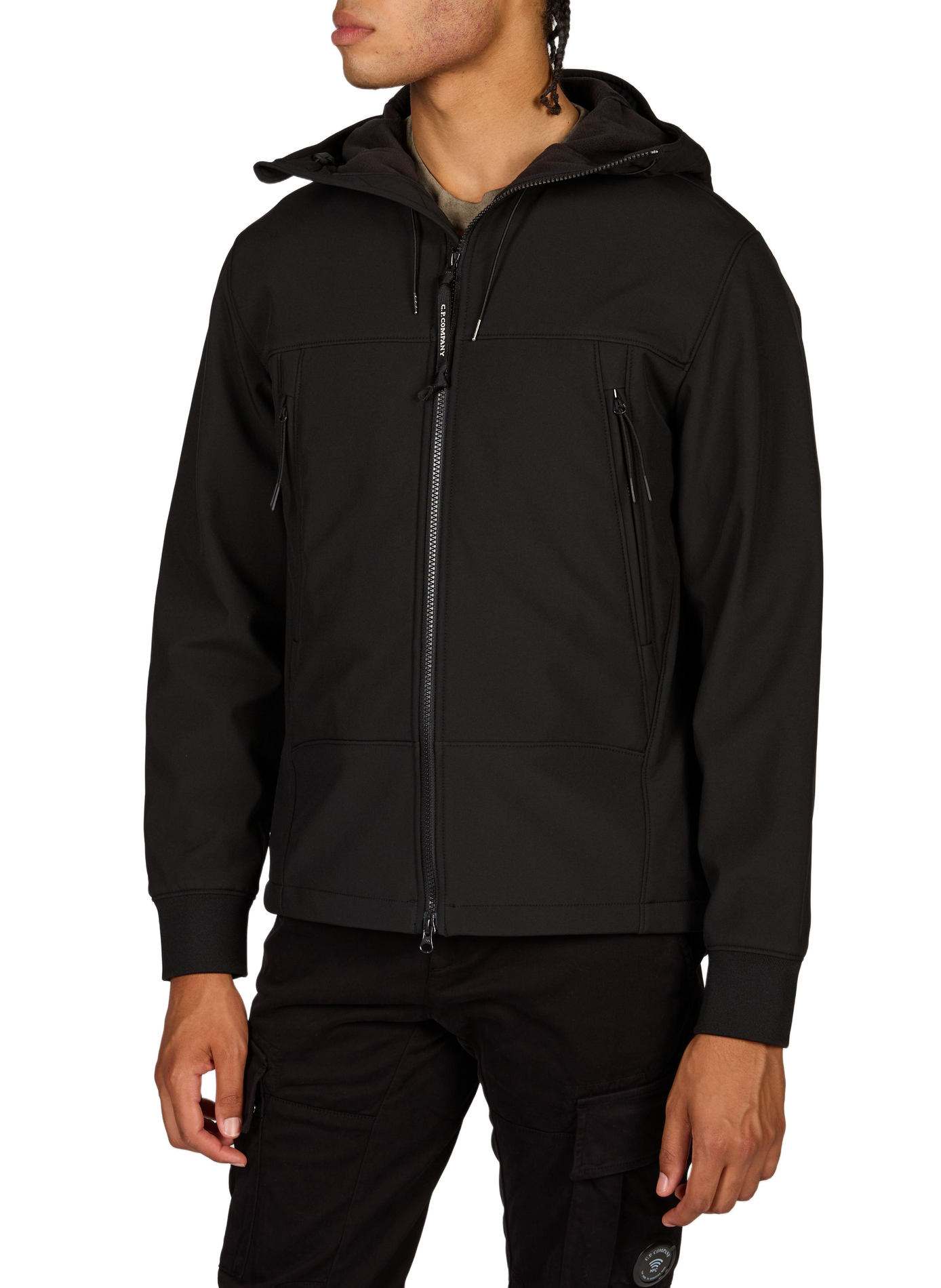 Veste légère à capuche CP COMPANY Noir