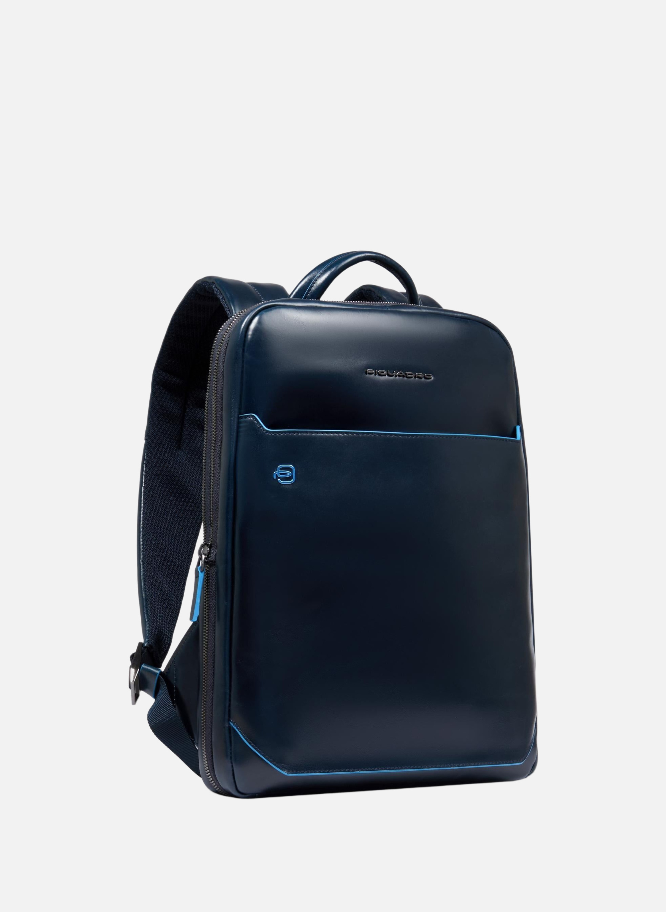 Aanpasbare rugzak voor 14" laptop | Blauw PIQUADRO Heren