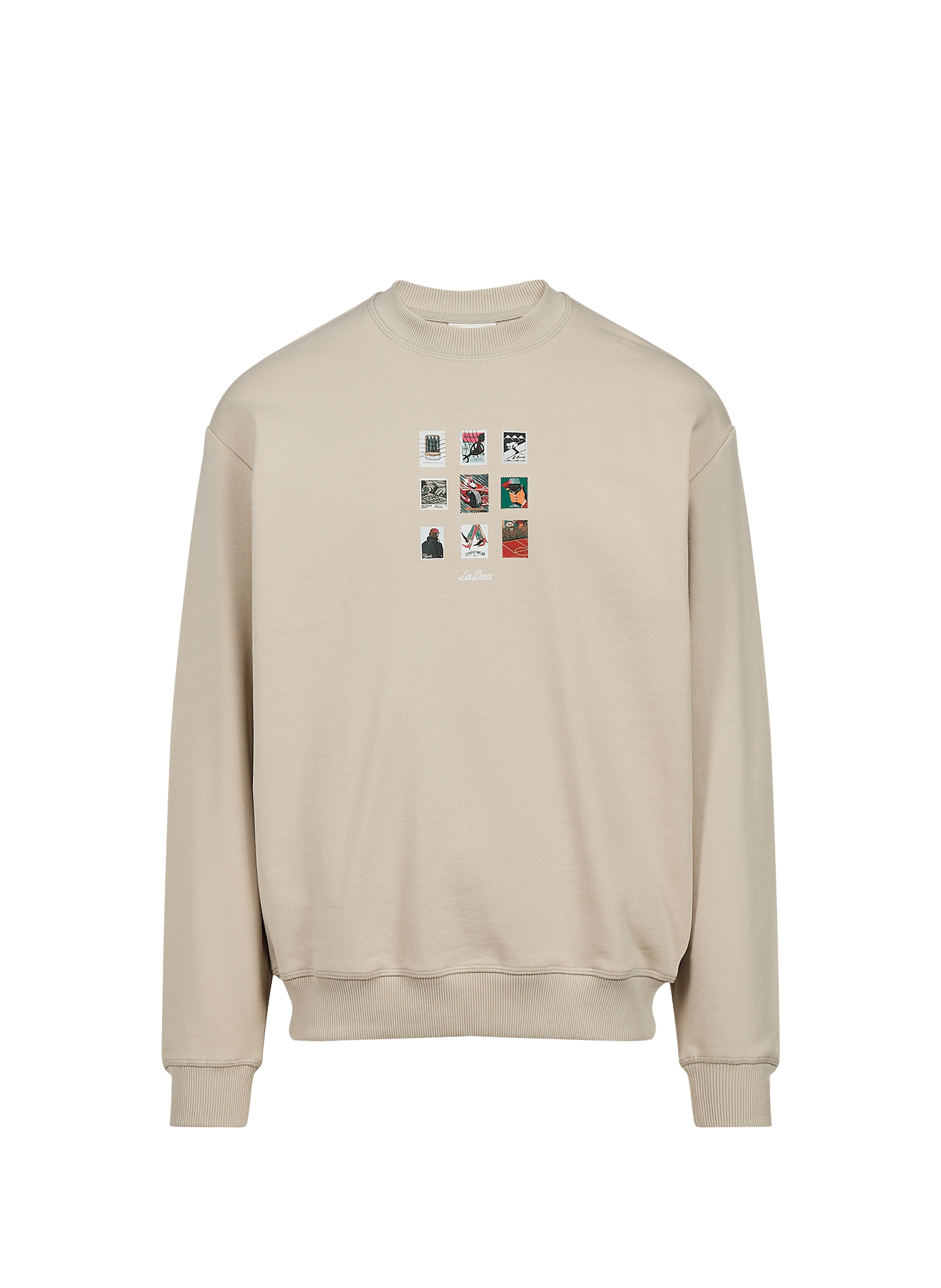 Sweat oversize en coton LES DEUX Beige