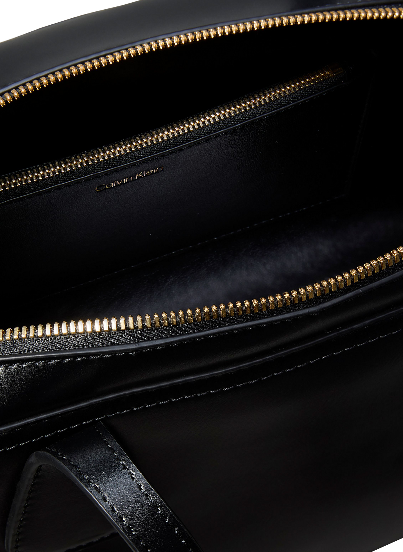 Medium Logo Bowling Bag CALVIN KLEIN Black