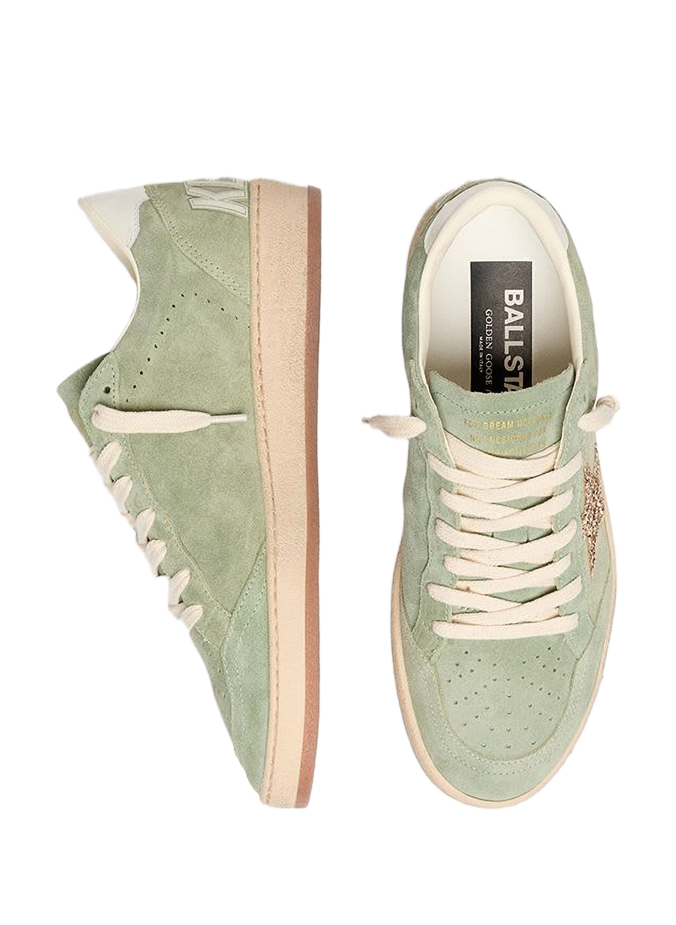 Baskets Ball Star in suède leer GOLDEN GOOSE Veelkleurig