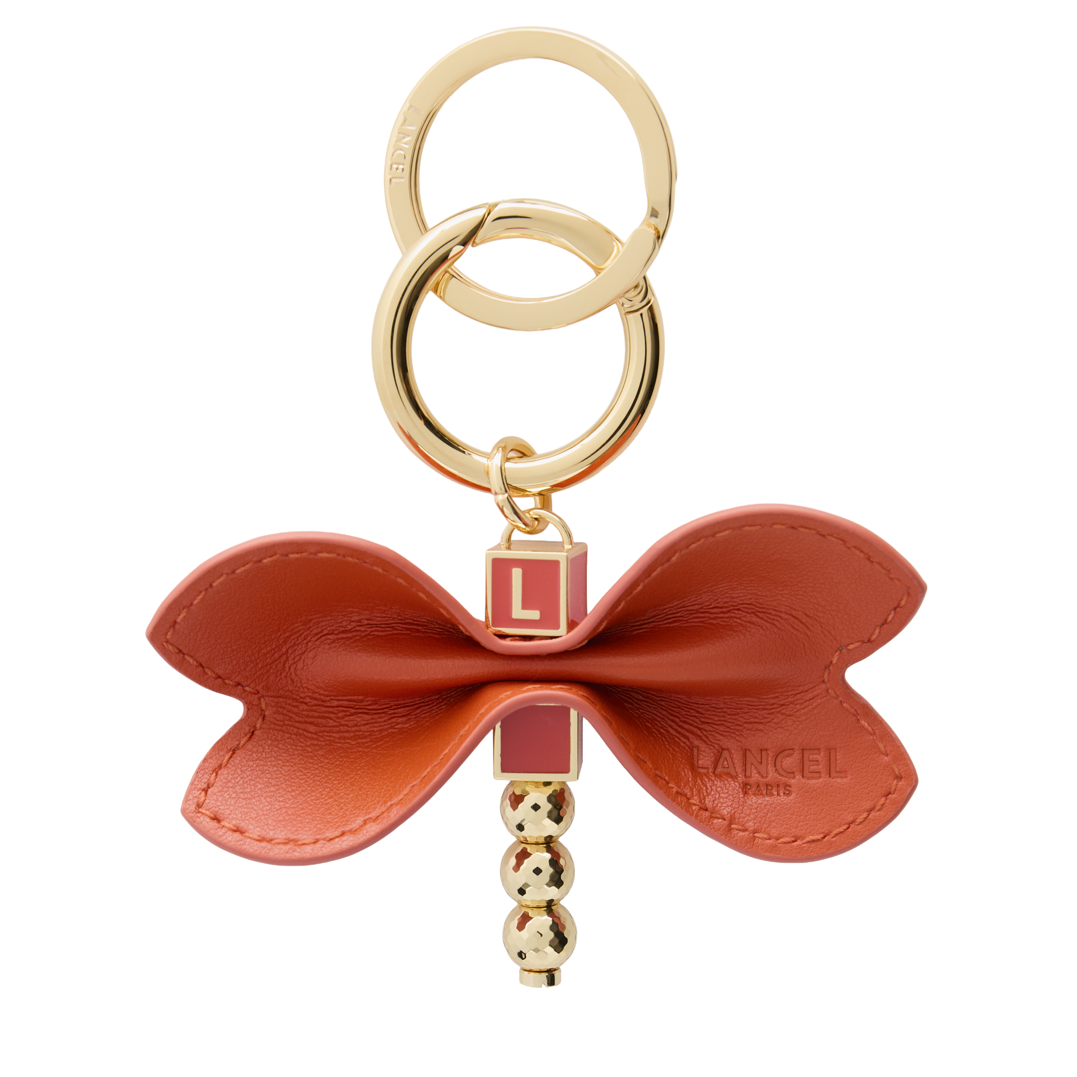 Porte-clés dragonfly LANCEL Orange