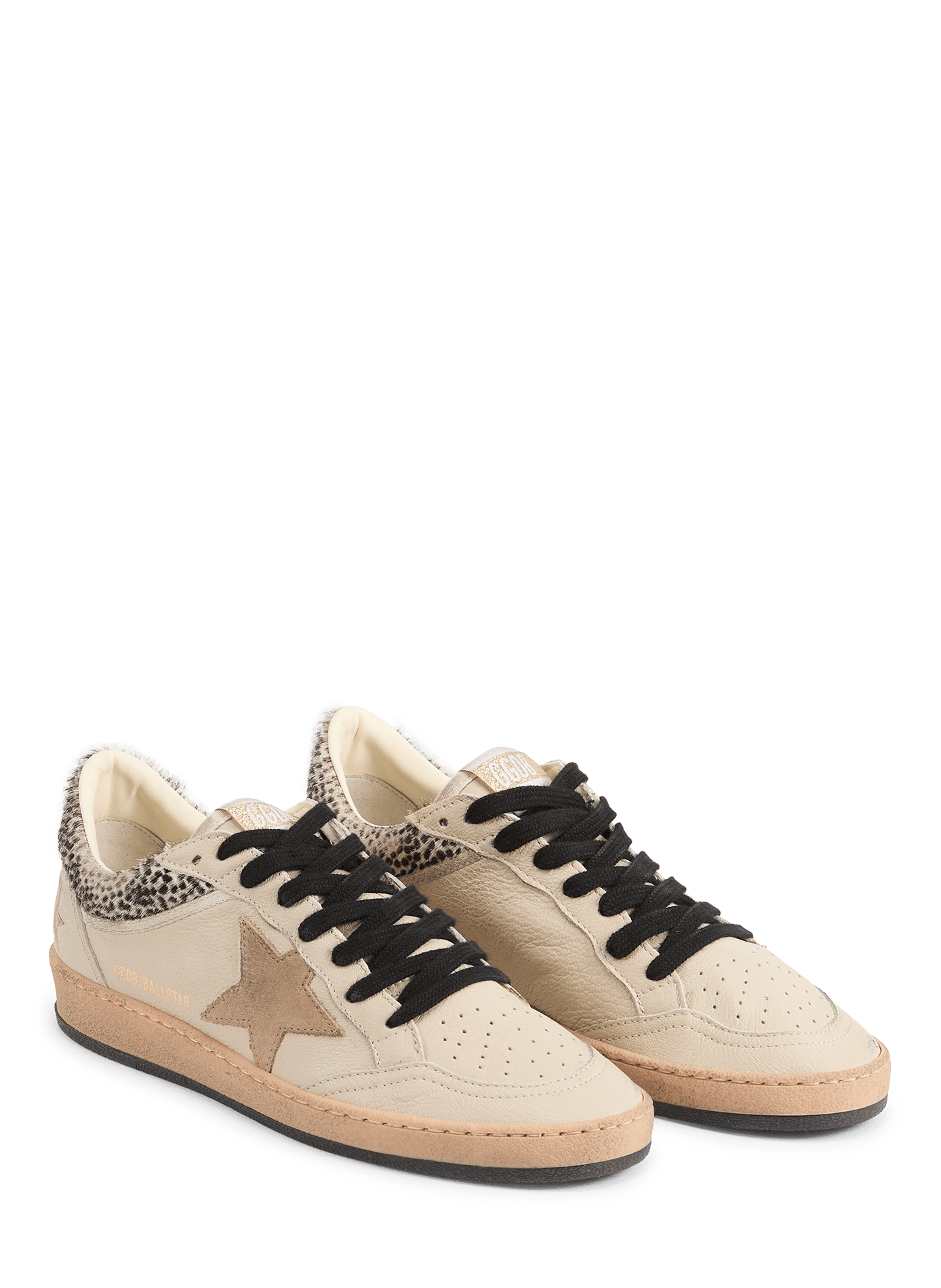 BALLSTAR BASKETS WITH DOUBLE FOLDED LEATHER LINING GOLDEN GOOSE Multicolour