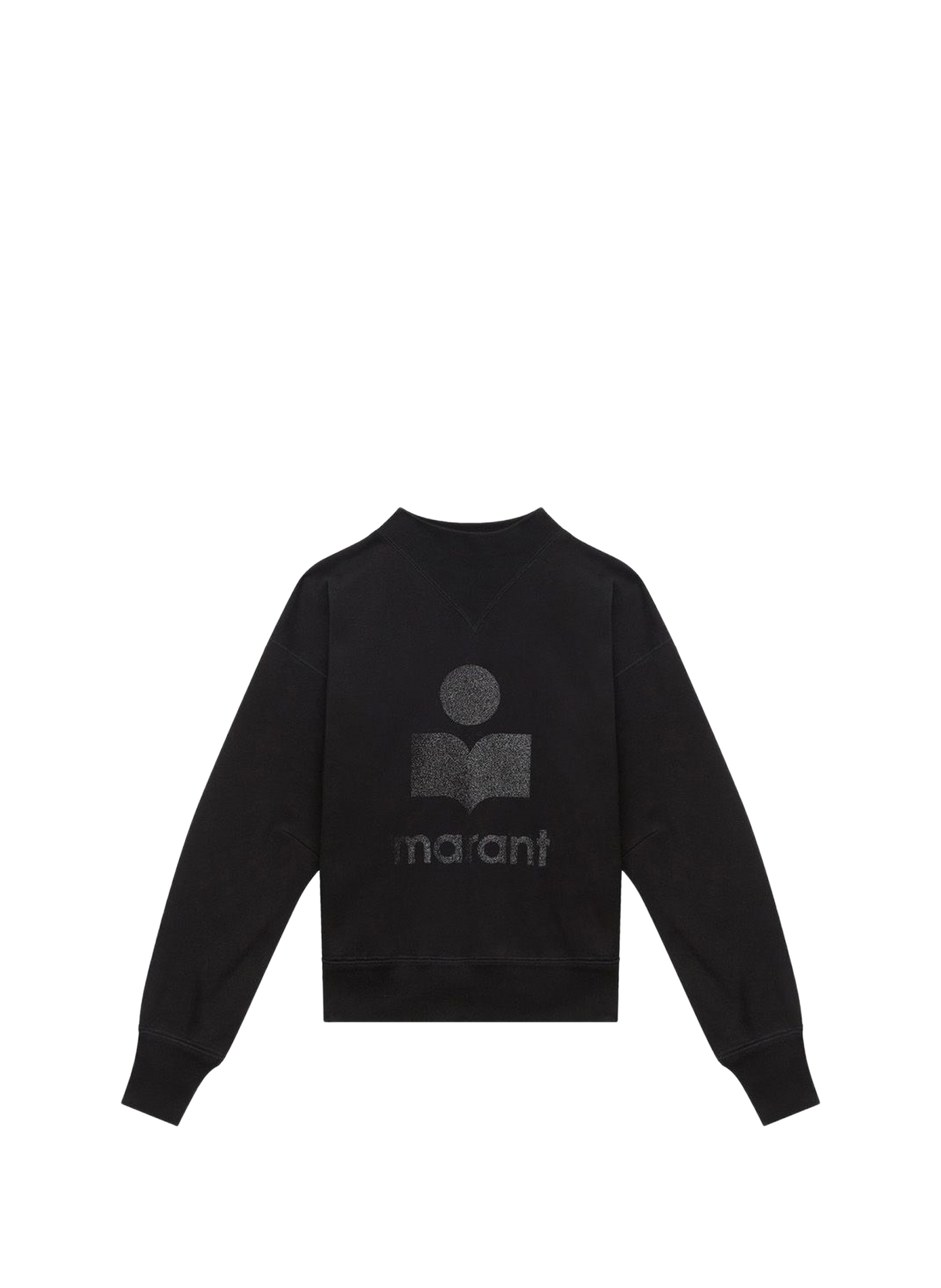 Sweatshirt imprimé Moby en coton mélangé ISABEL MARANT Noir