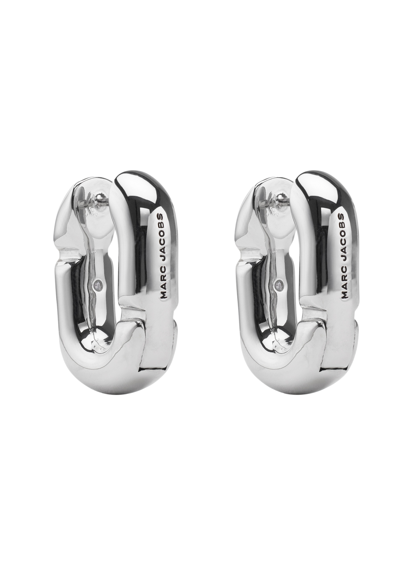 Boucles d'oreilles Pop J Marc Huggie Hoops MARC JACOBS Argent