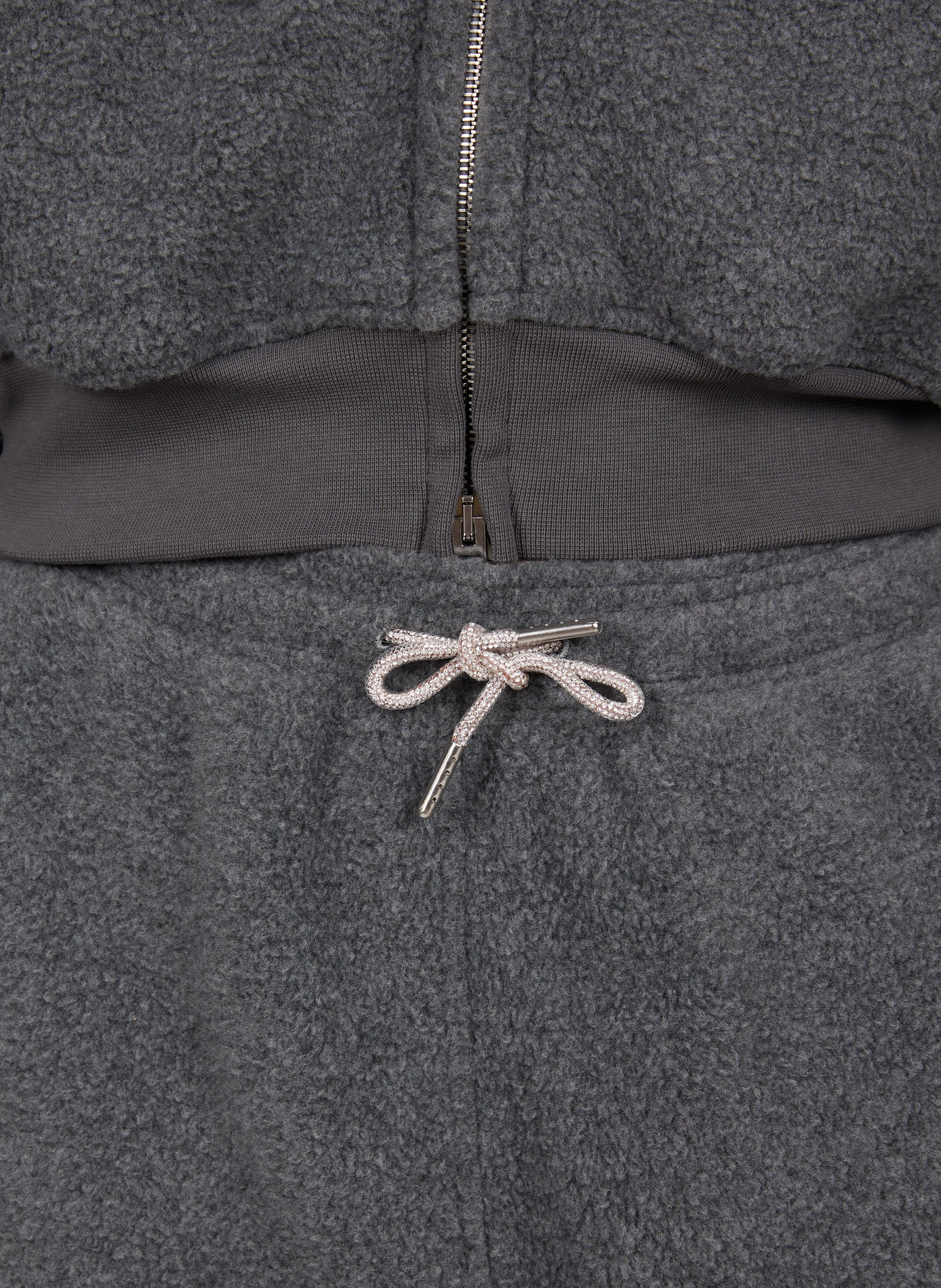 Fluffy wide-leg trousers ALEXANDER WANG Grey