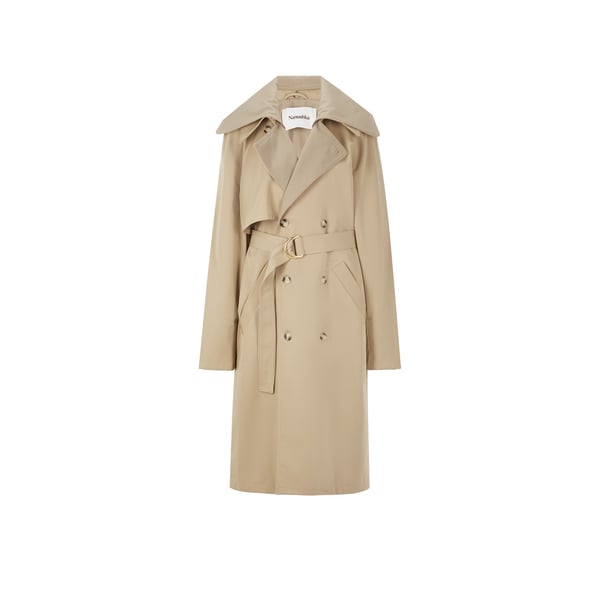 Trench Mantas en twill