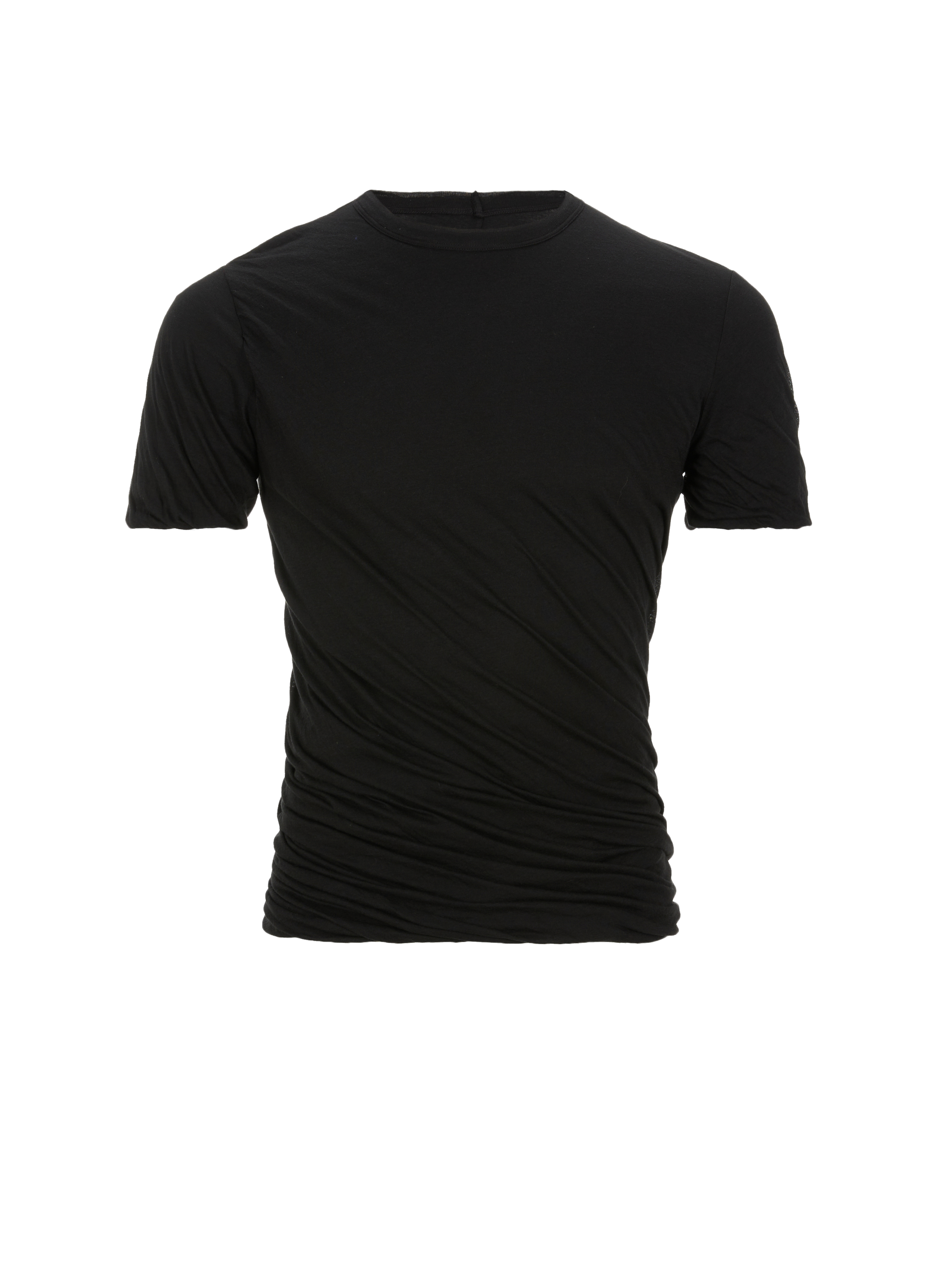 RICK OWENS Fluid cotton T-shirt Black