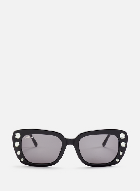 نظارة شمسية ليو باللون الأسود من LANCEL 