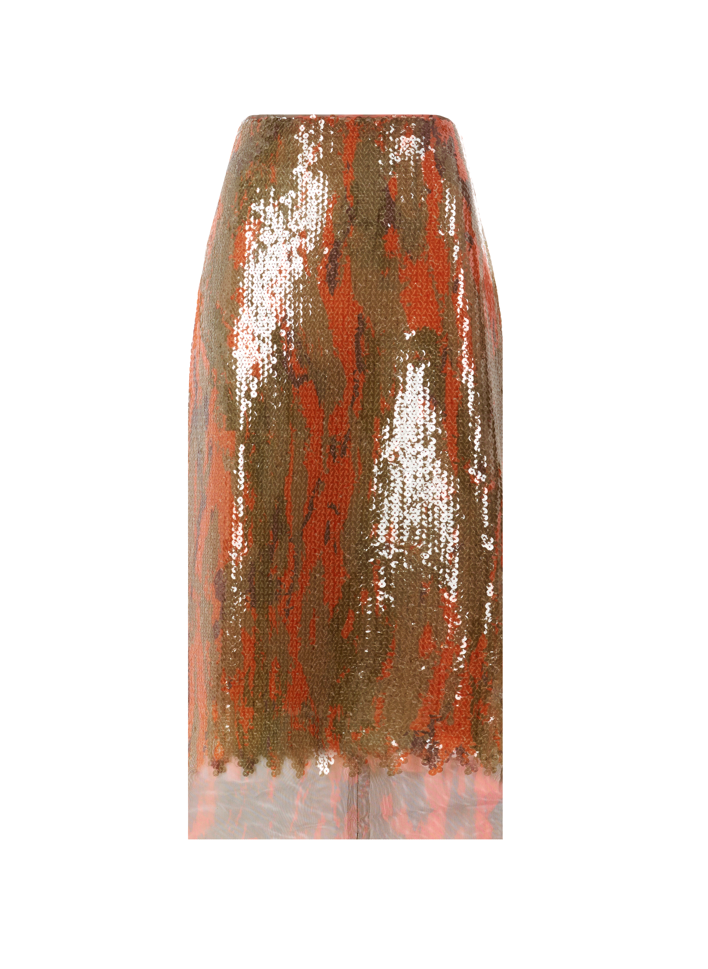 Jupe à imprimé et sequins