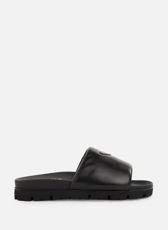 Leather Sliders Prada Women Printemps