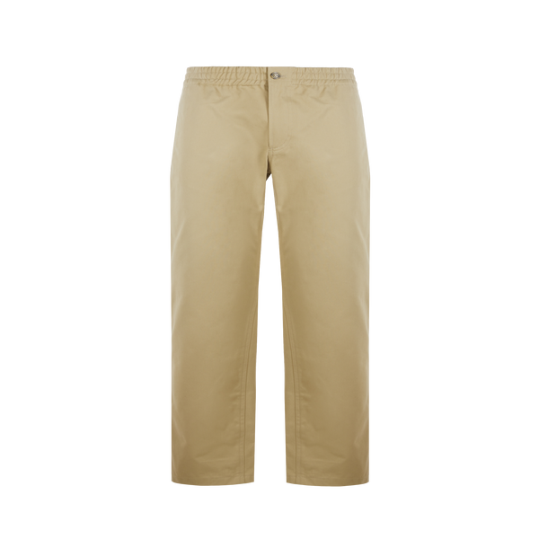 Apc Plain Trousers In Brown