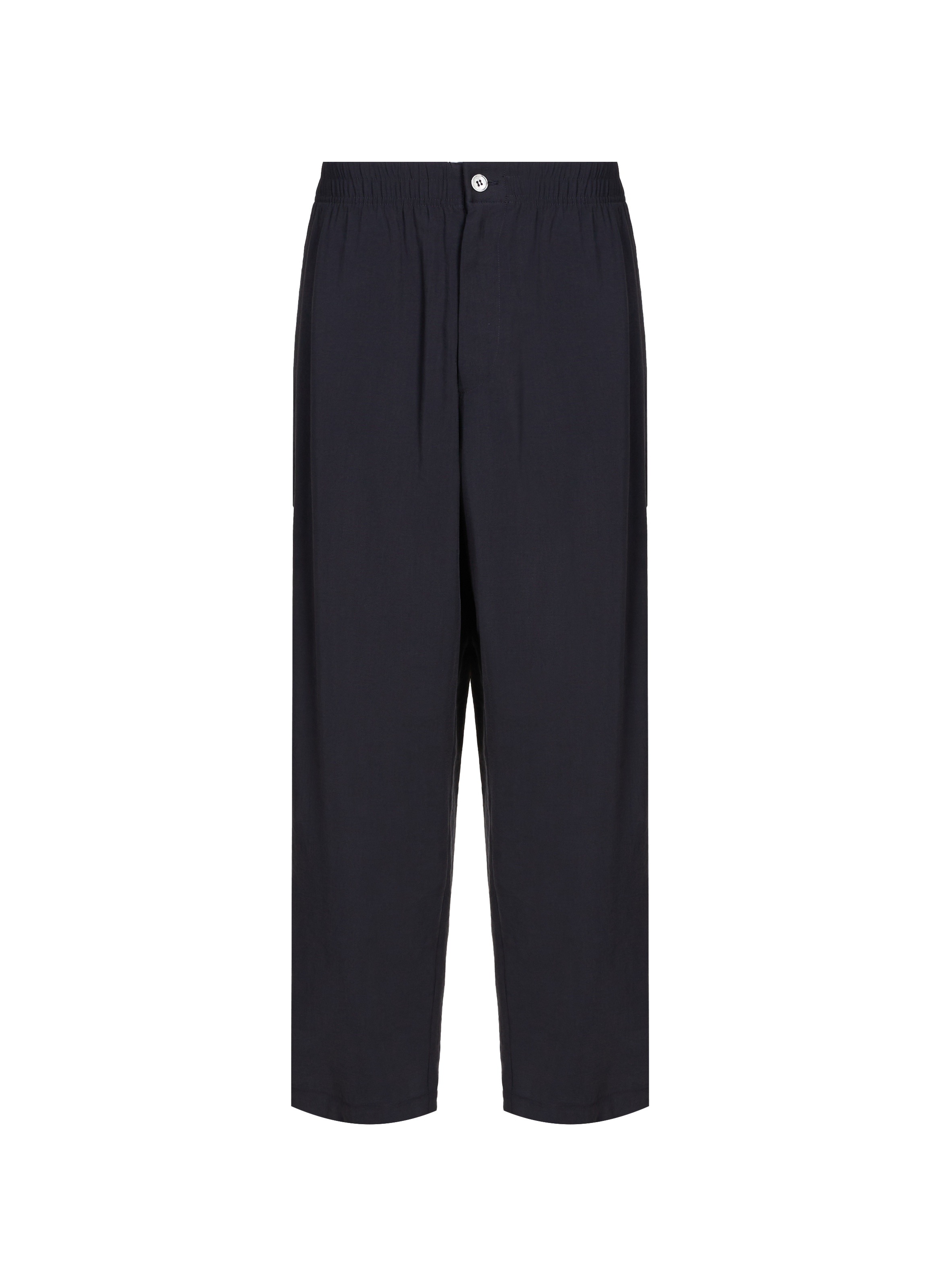 Flowing straight-leg trousers EMPORIO ARMANI Blue