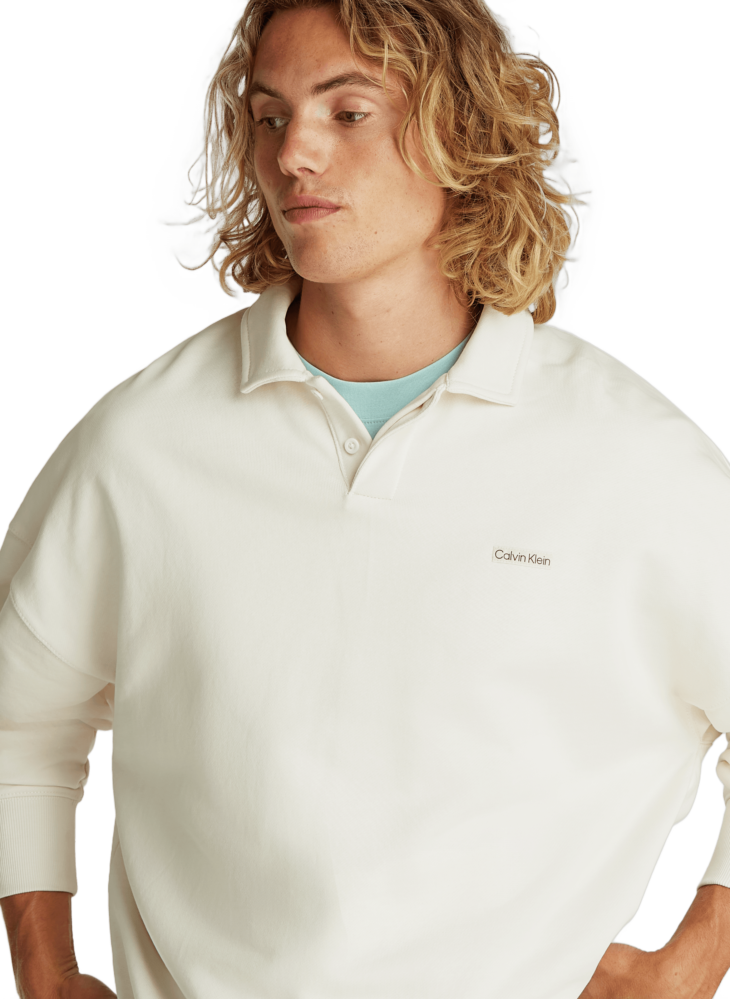 Sweatshirt en coton CALVIN KLEIN Beige