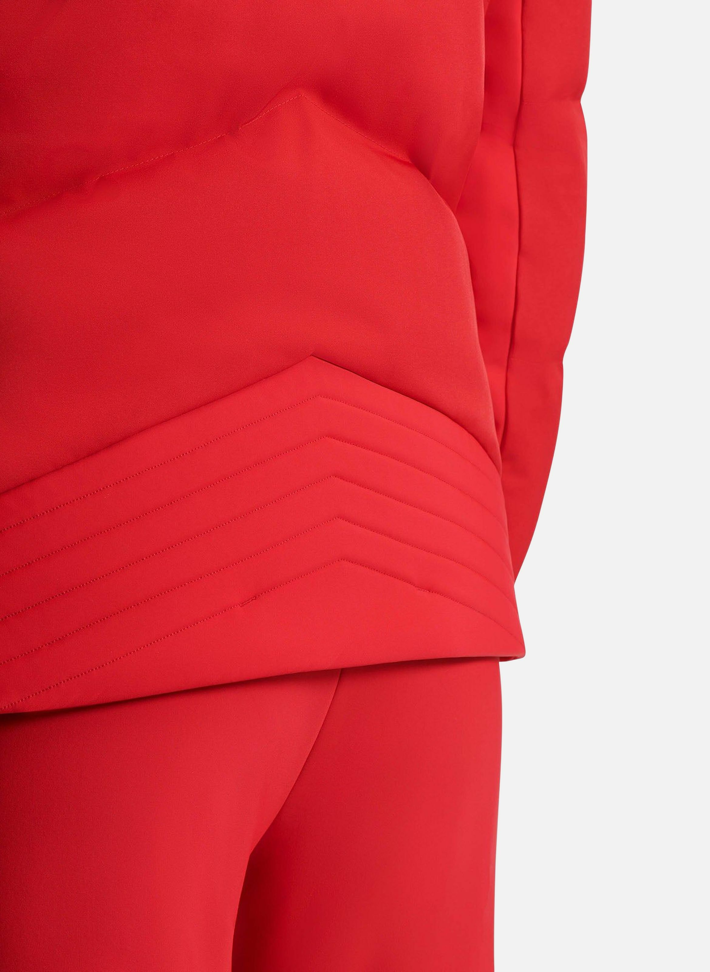 Veste de ski avery col montant coupe regular FUSALP Rouge