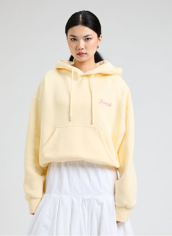 The Corto Hoodie Beige by JACQUEMUS JACQUEMUS The Corto Hoodie Beige