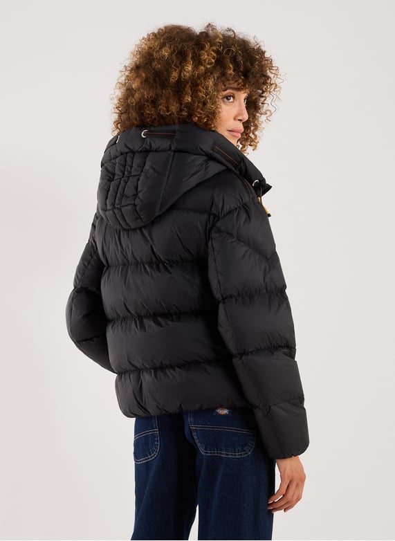 Doudoune Tilly à capuche matelassée | Noir by PARAJUMPERS Doudoune Tilly à capuche matelassée Noir