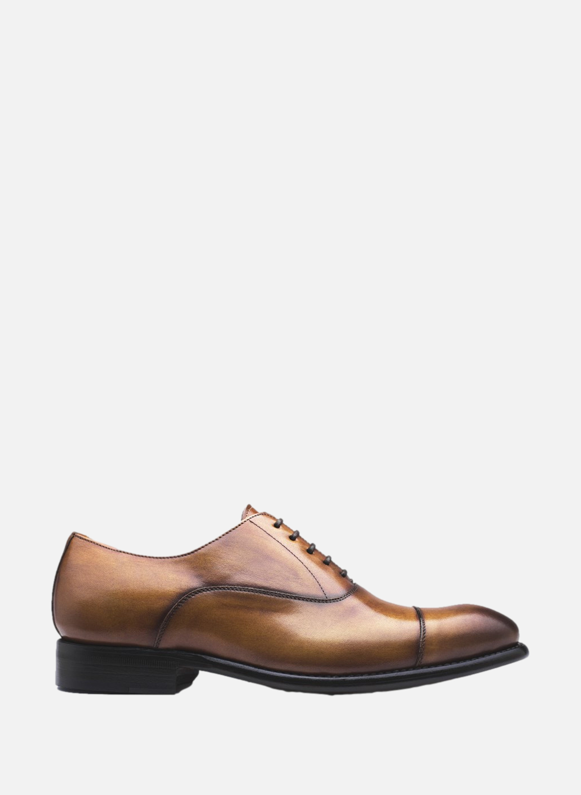 Richelieu cuir oxford FINSBURY Marron